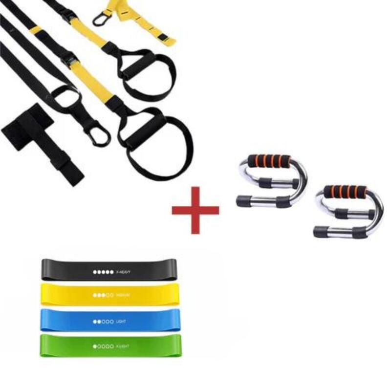 [KIT COMPLETO] Suspension Strap + Push Up + Fasce Elastiche FF