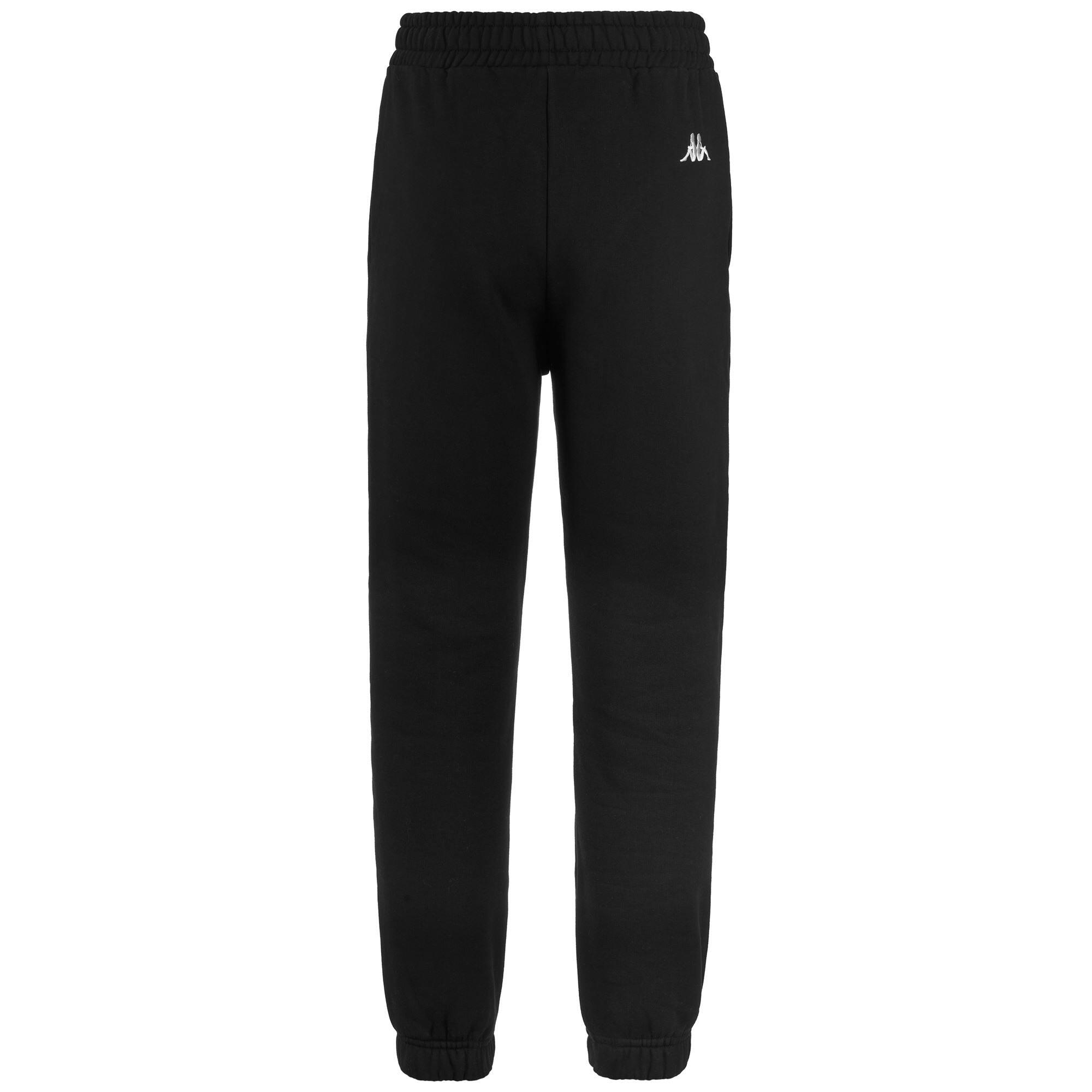 Pantaloni tuta da donna in cotone nero da sport street 3/7