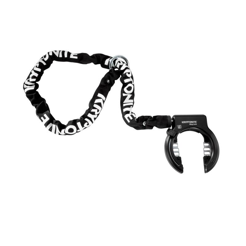 Antivols de cadre, Kryptonite, Ring Lock Non Retractable + Plug Chain 512