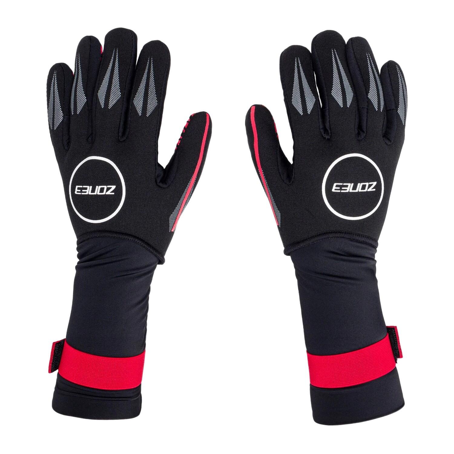 Swimming gloves (Black / Silver)