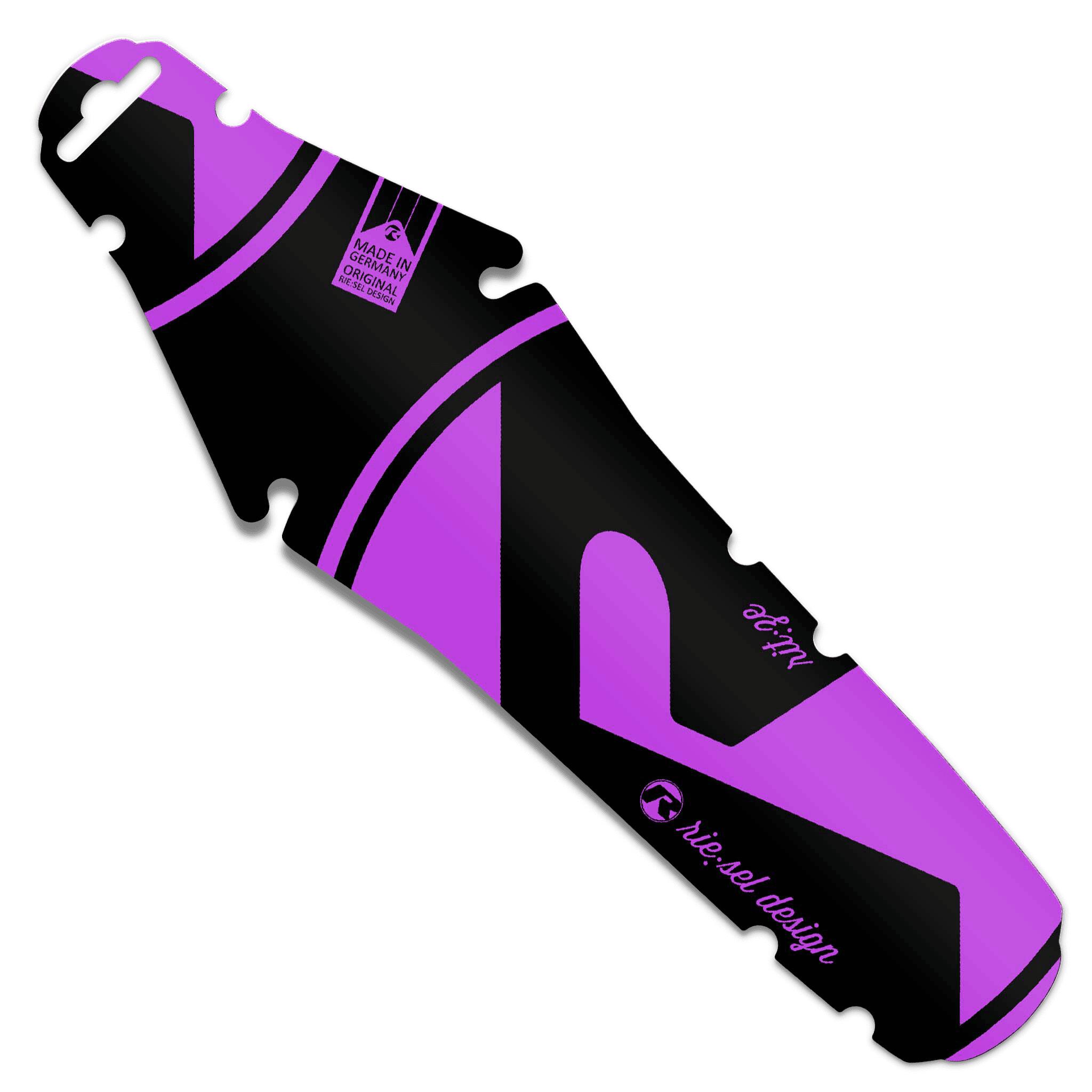 RIESEL DESIGN Steckschutzblech Mudguard für den Sattel Rennrad Gravel Schutzblech hinten