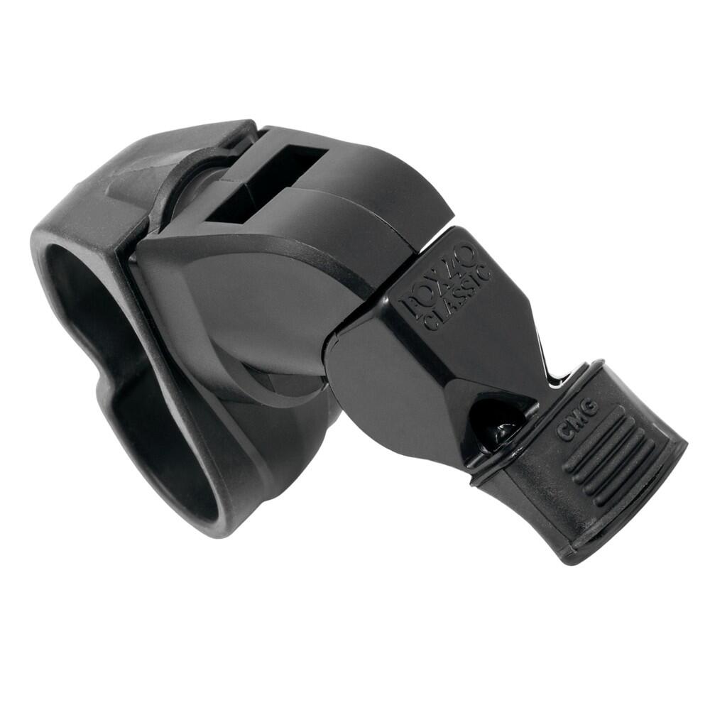 Classic CMG Magnetic Finger Grip Technology Sports Whistle (Black) 3/3