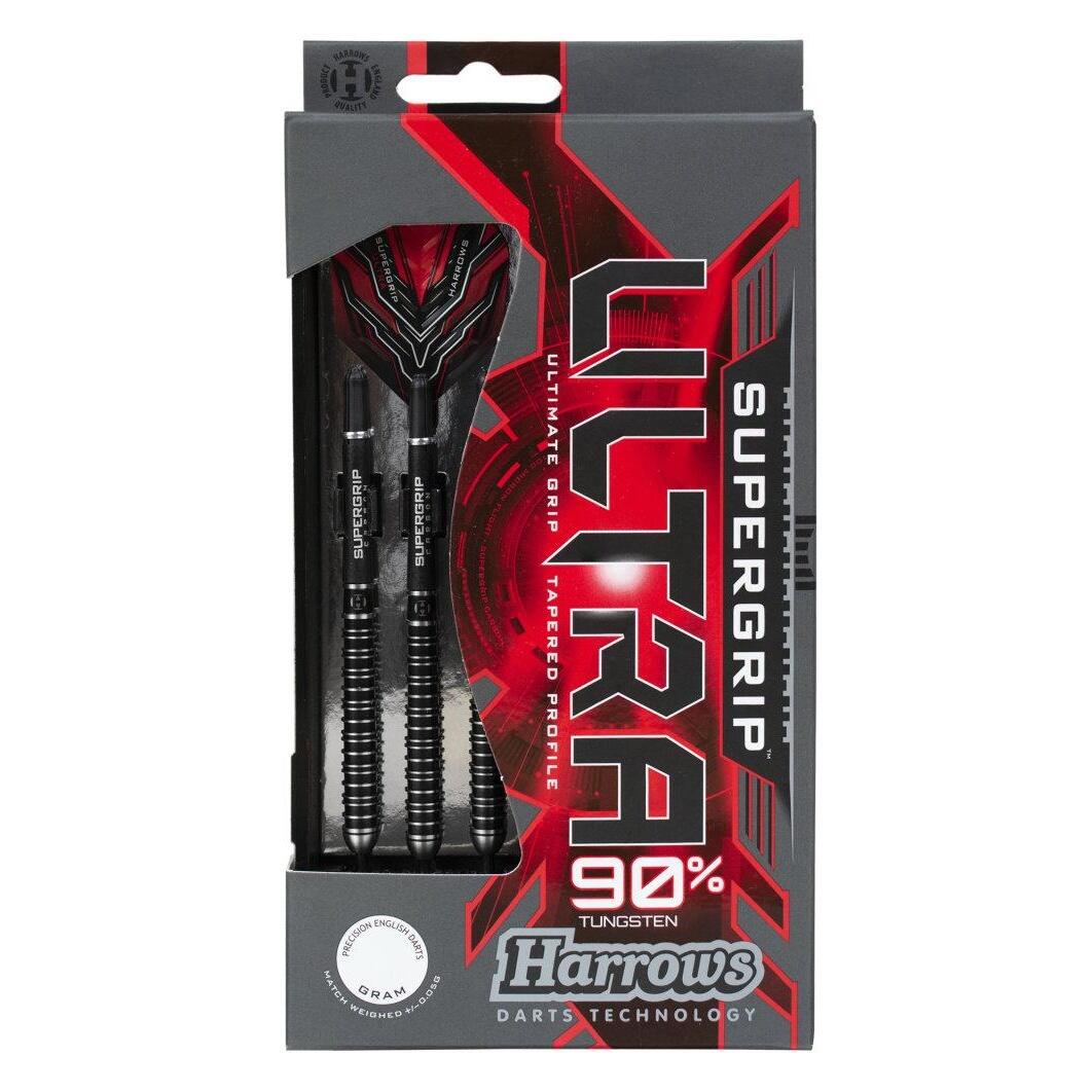 Supergrip Ultra Tungsten Darts Set (Pack of 3) (Black/Red) 1/1