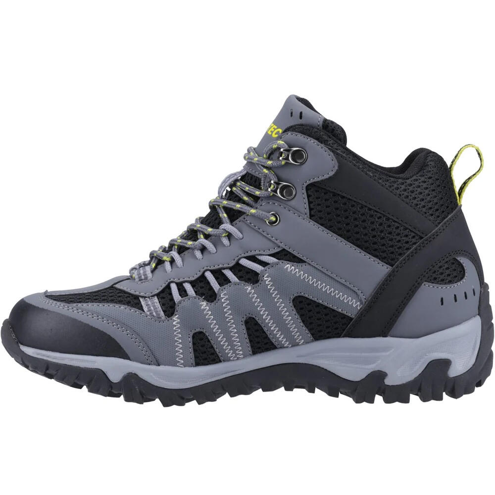 Mens Jaguar Mid Cut Boots (Graphite/Black/Citron) 3/4