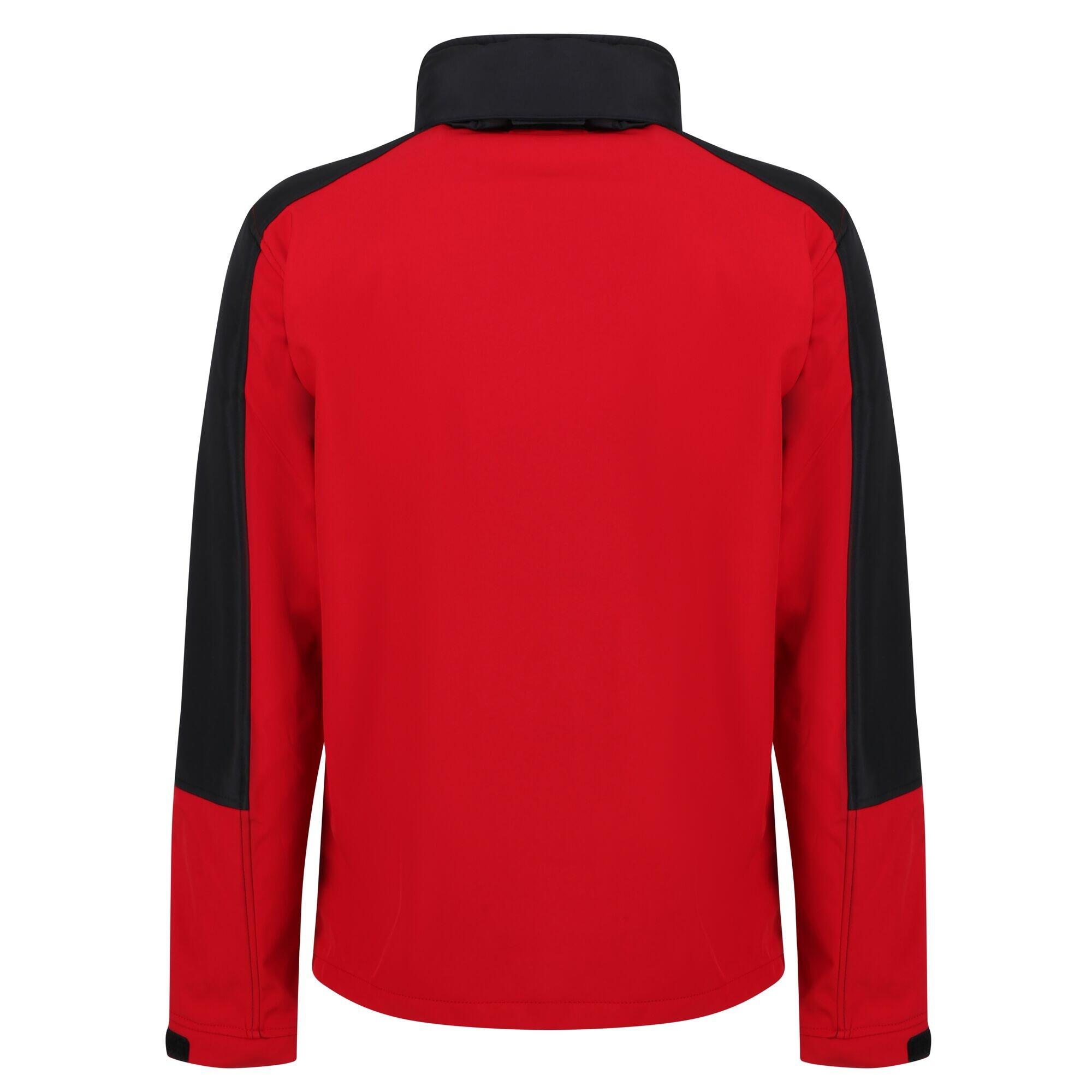 Mens Hydroforce Soft Shell Jacket (Classic Red/Black) 2/4