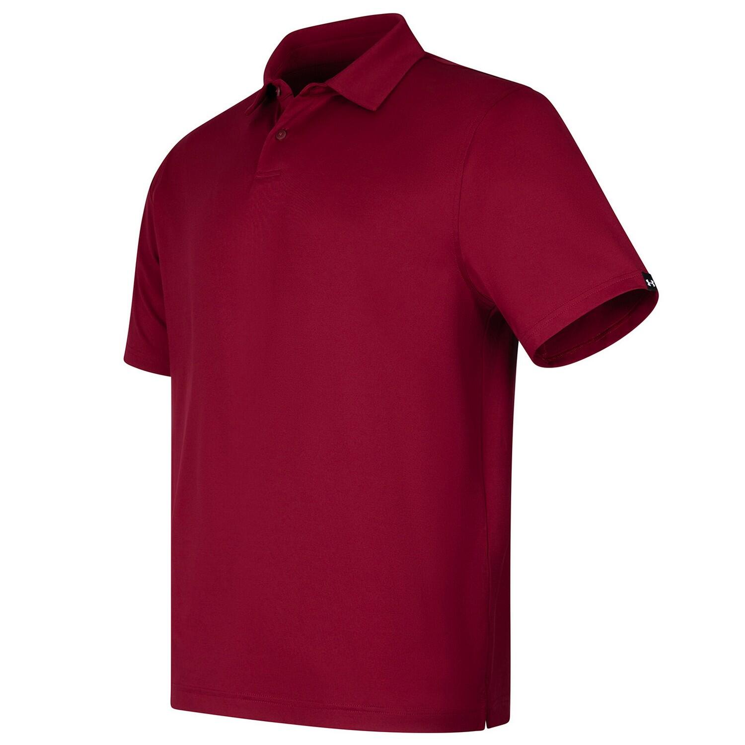 UNDER ARMOUR Mens T2G Polo Shirt (Cardinal)