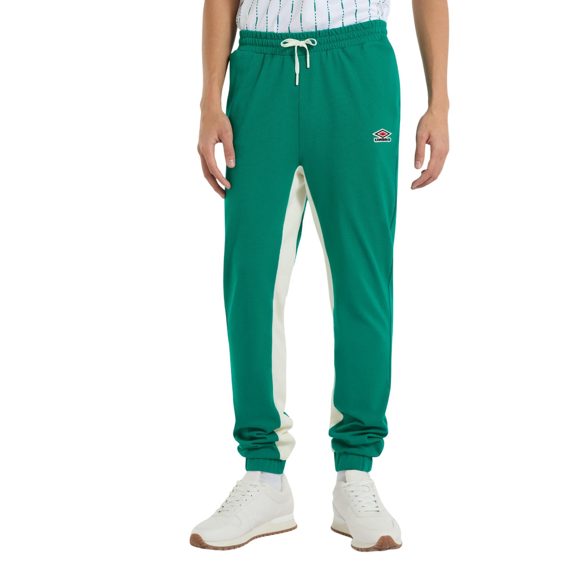 Uomo Pantaloni da jogging (verde Quetzal / giallo)