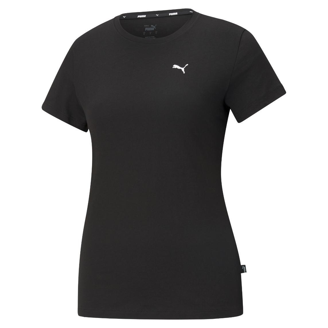 PUMA Maglietta Logo Piccolo Donna Puma Nero