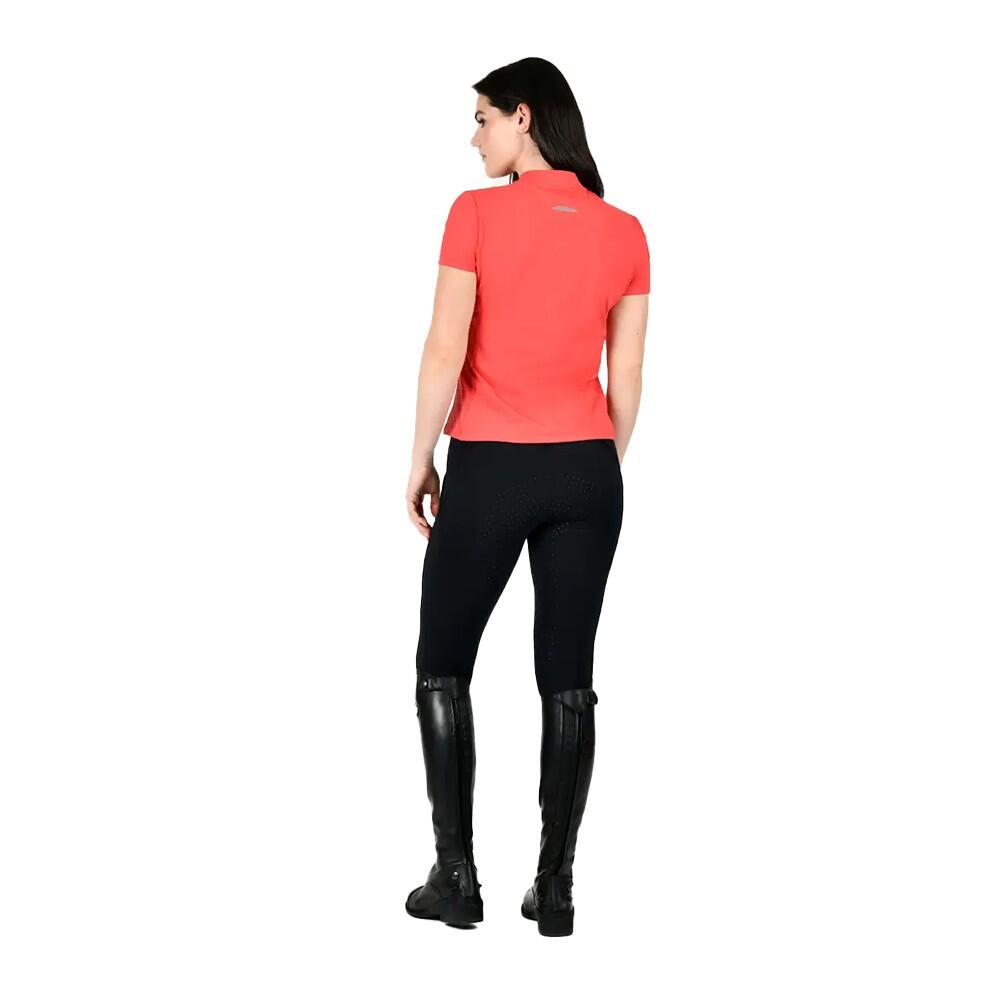 Womens/Ladies Rome ShortSleeved Riding Top (Bittersweet Red) 2/3
