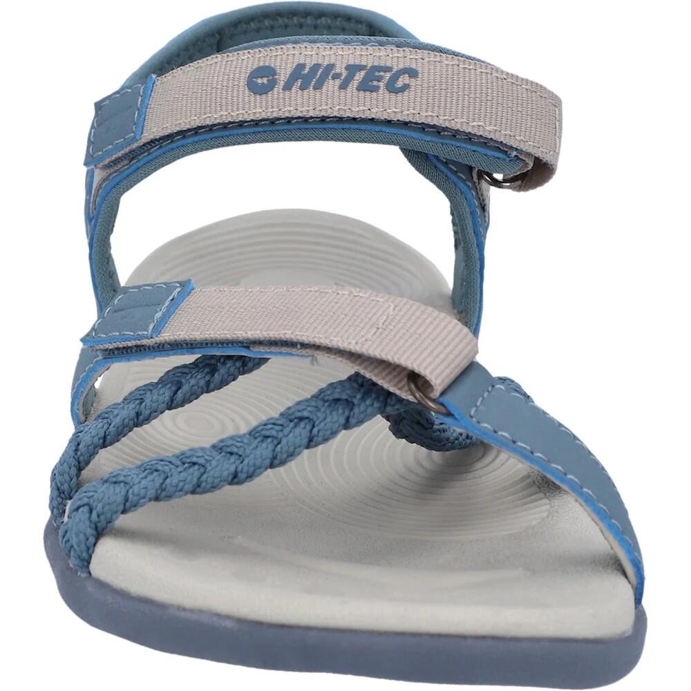 ANSELIA Women's sandals (Blue gray / Silver)