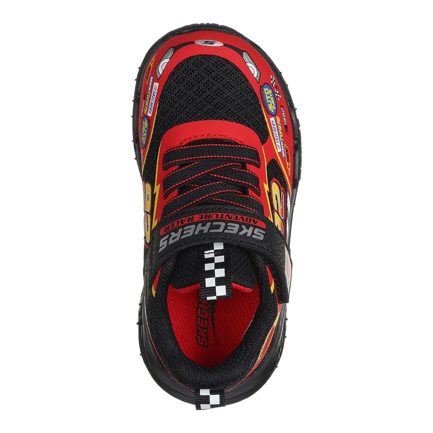 SKECH TRACKS Boy's sneakers (Black / Red)