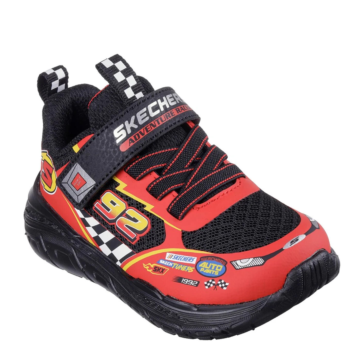 SKECH TRACKS Boy's sneakers (Black / Red)