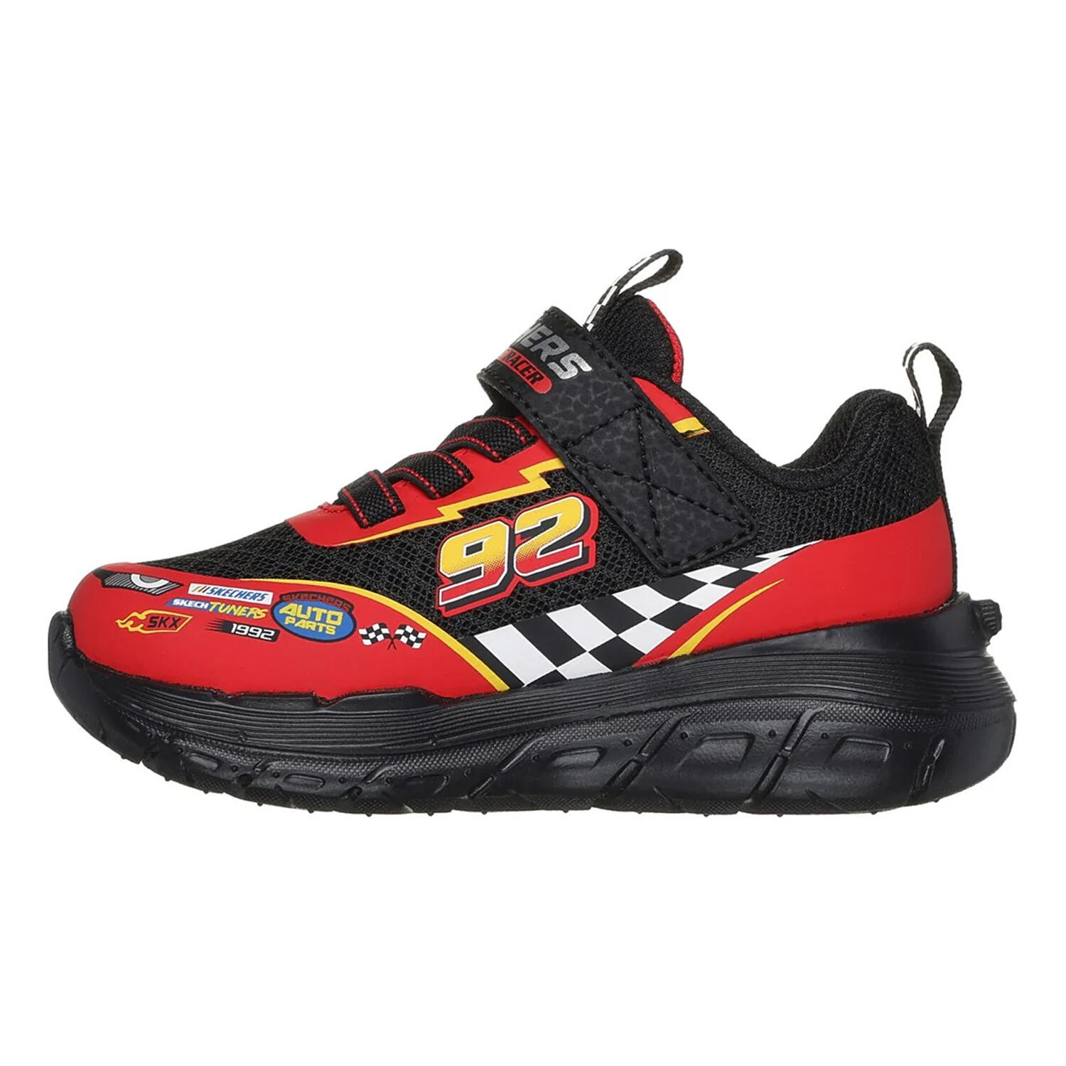 SKECH TRACKS Boy's sneakers (Black / Red)