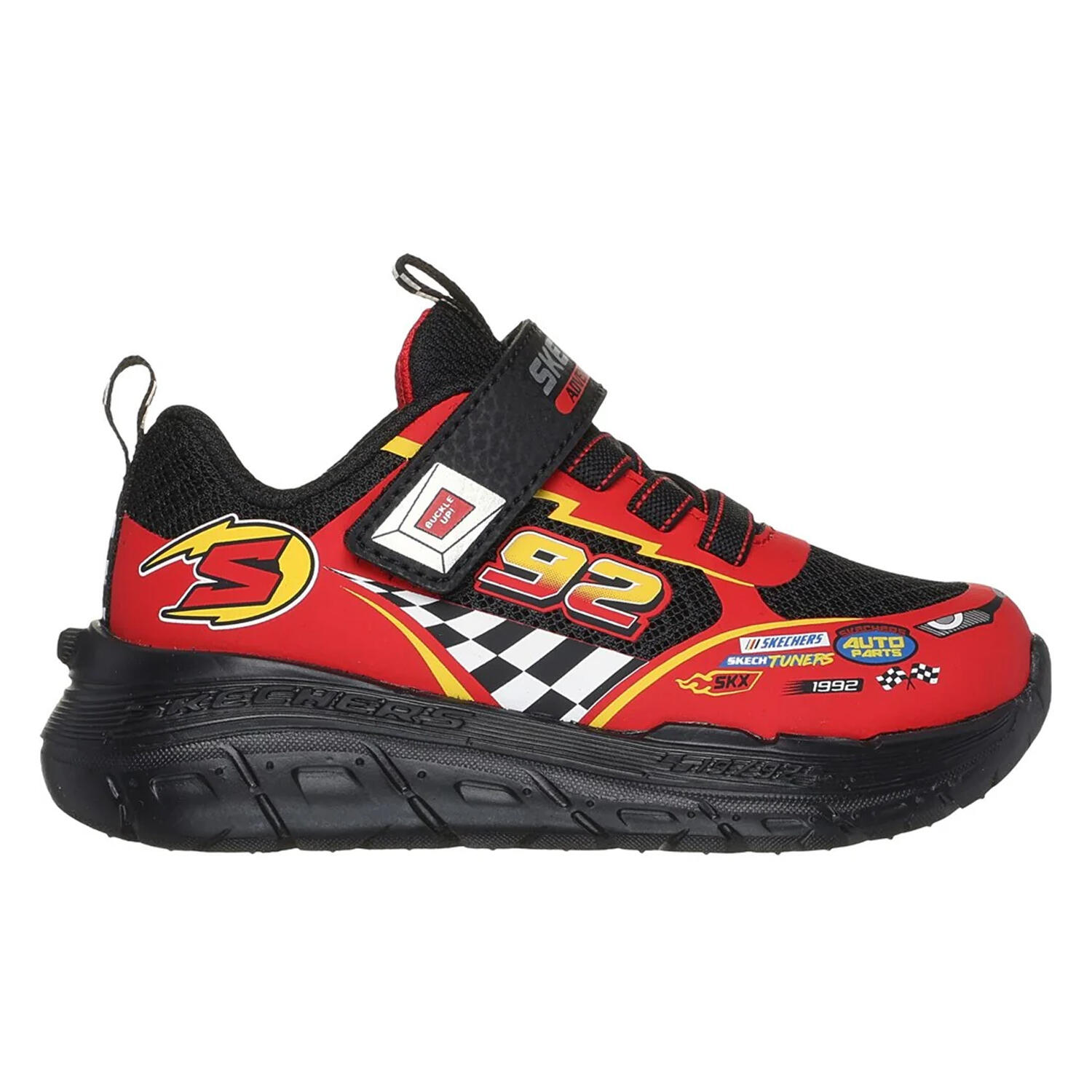 SKECH TRACKS Boy's sneakers (Black / Red)