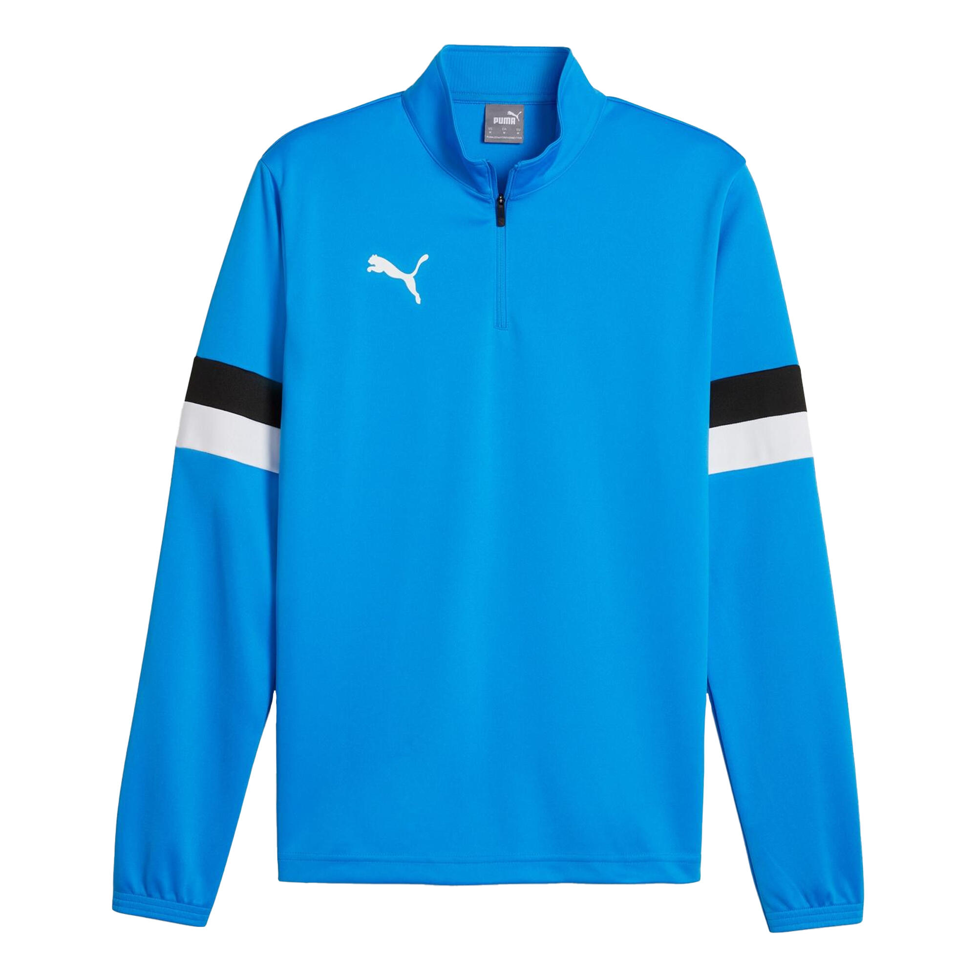 PUMA Mens TeamRISE Quarter Zip Top (Blue)