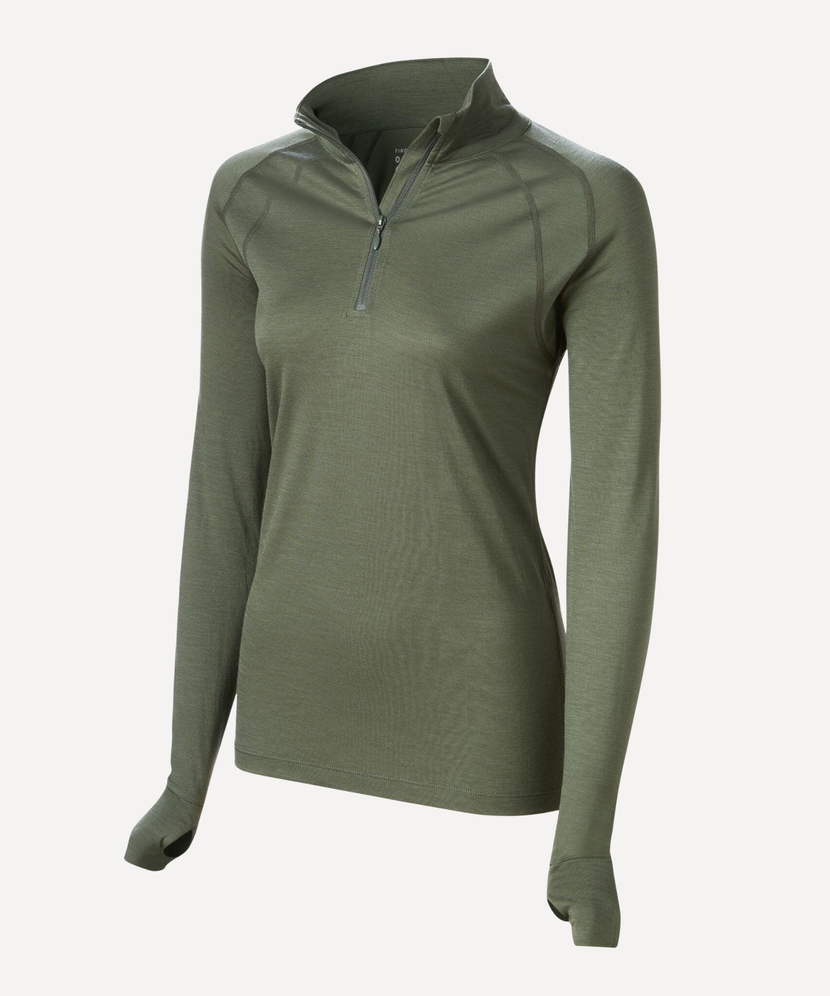 Iona Merino-Lite Zip Neck Top 3/6