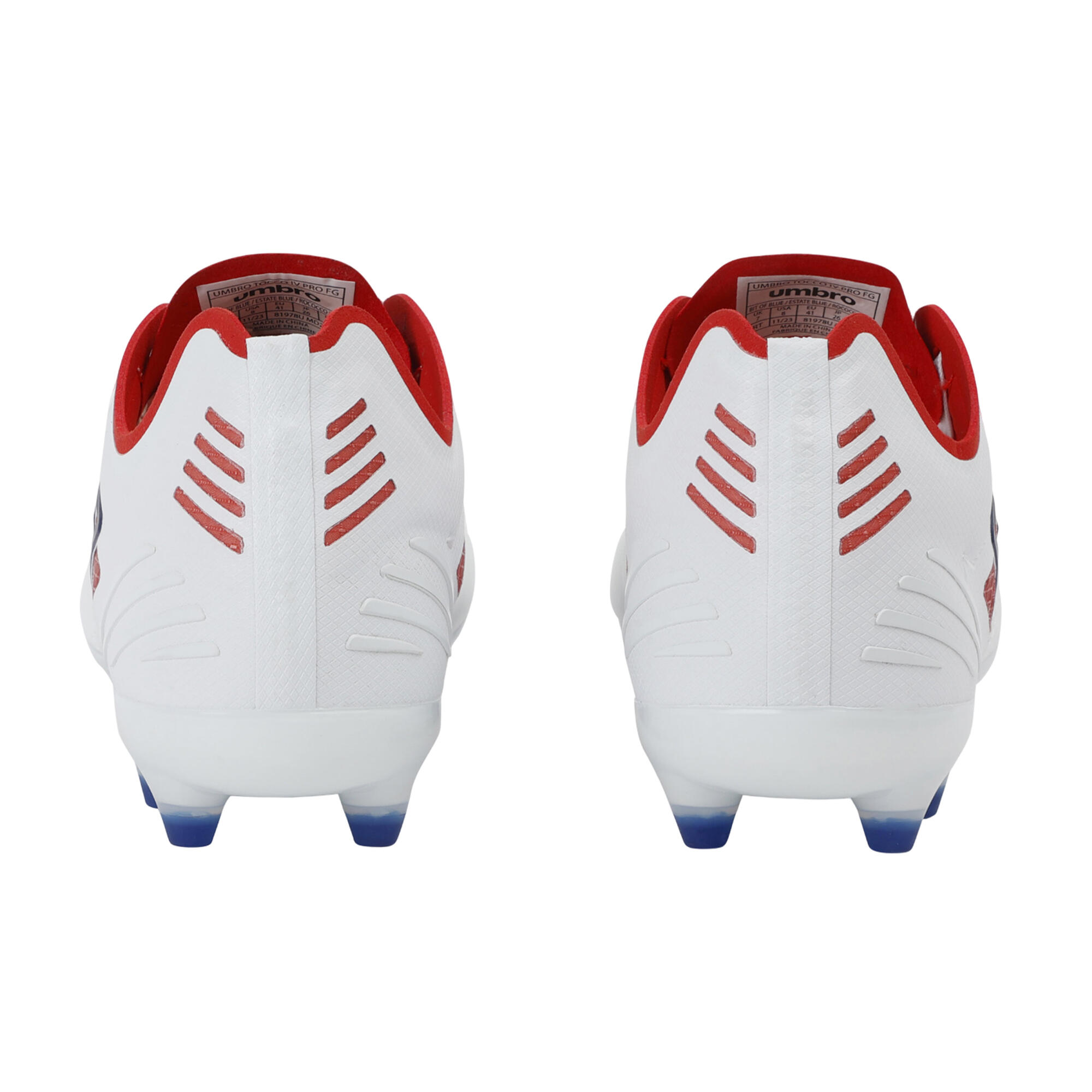 Mens Tocco IV Pro Leather Firm Ground Football Boots (Blue/Estate Blue/Rococo 2/4