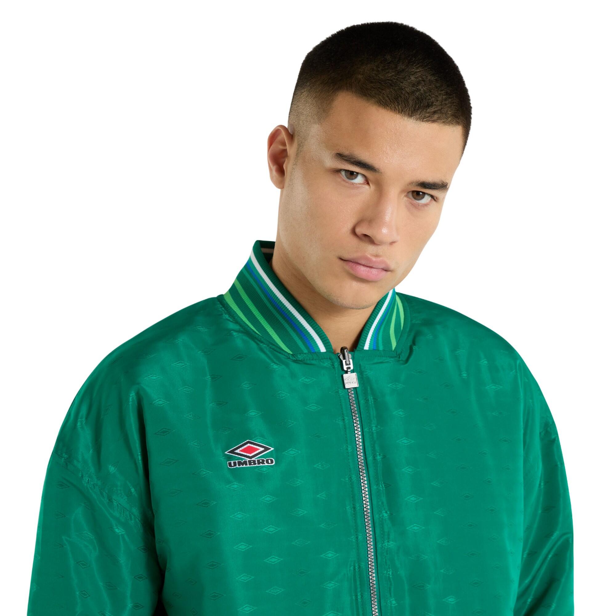 Mens Ramsey Reversible Track Jacket (Multicoloured/Quetzal Green) 3/4