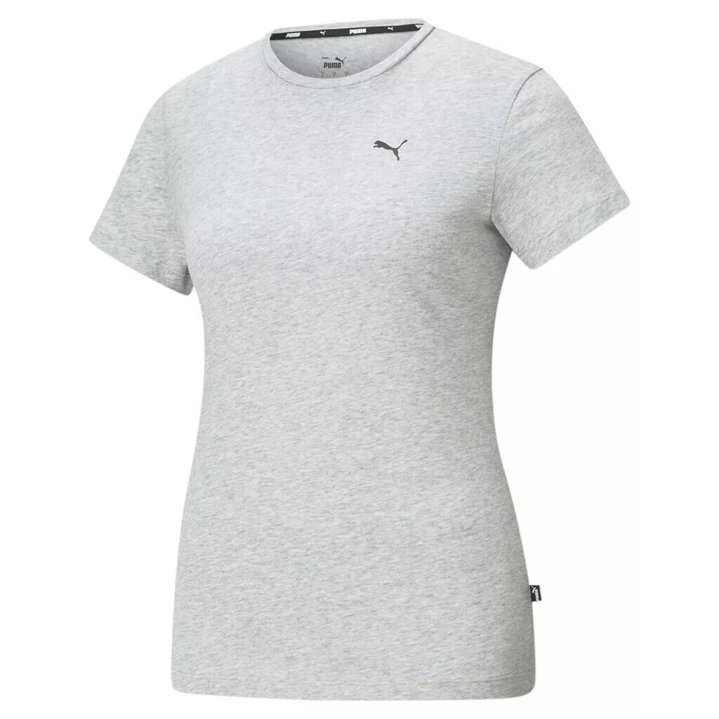 PUMA Maglietta Logo Piccolo Donna Puma Grigio