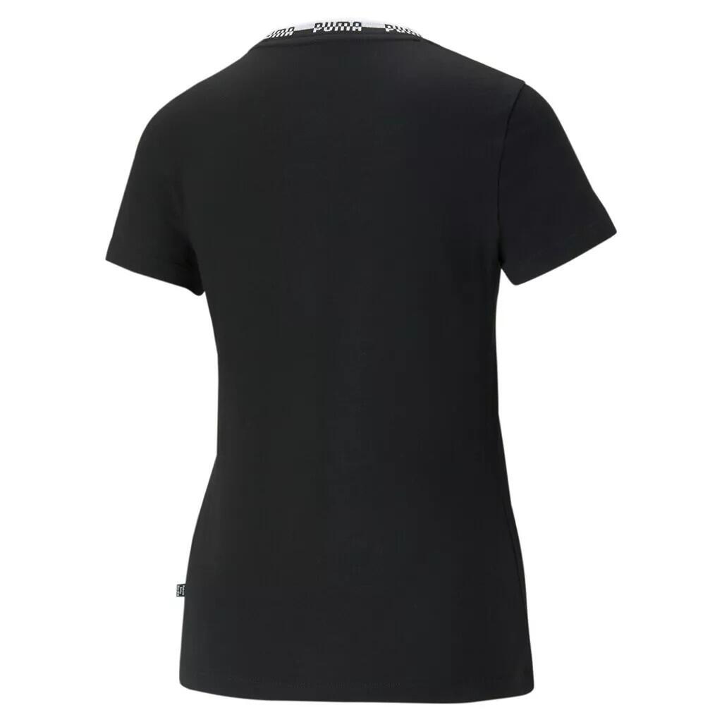 Maglietta Logo Piccolo Donna Puma Nero 2/2