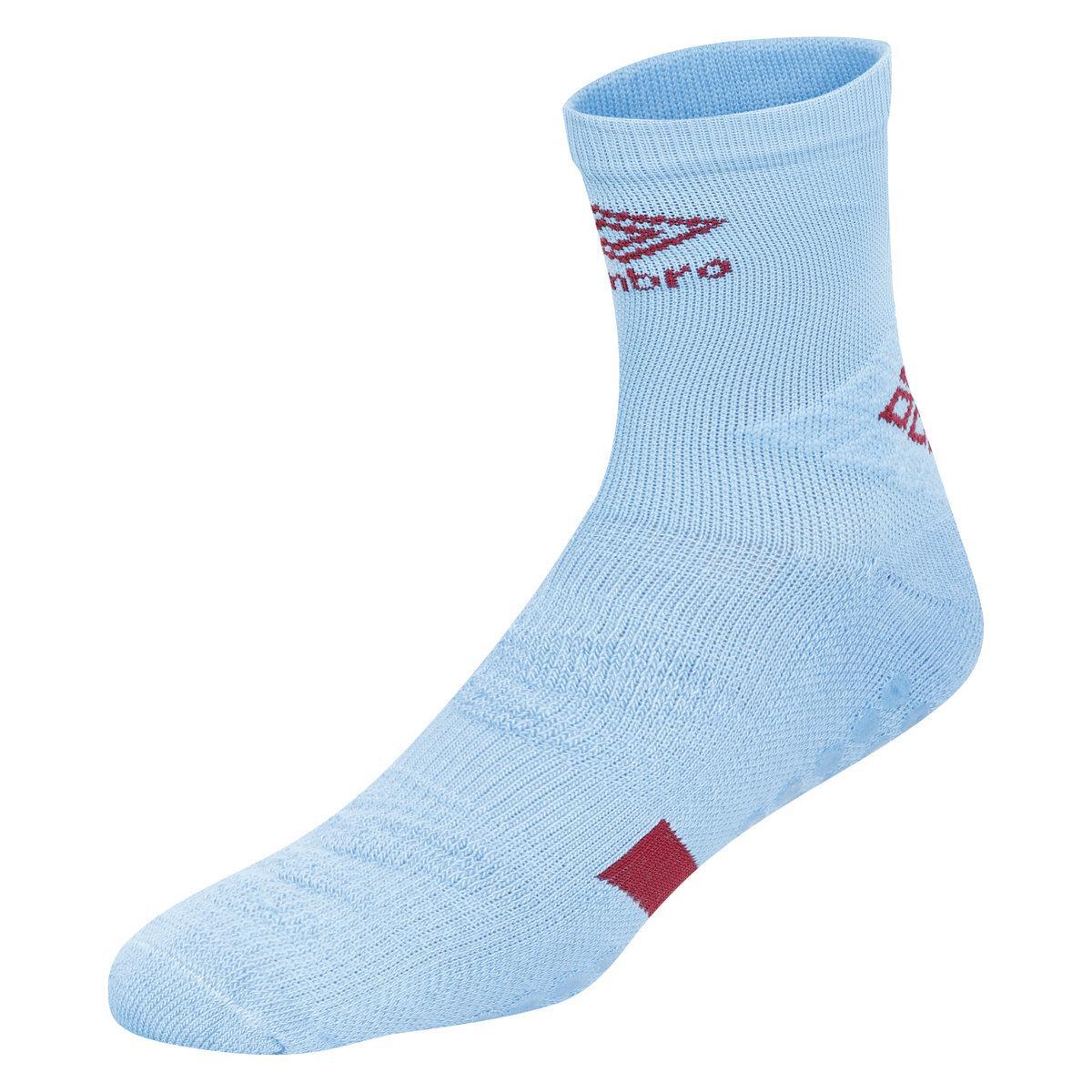 UMBRO Mens Pro Protex Gripped Socks (Sky/New Claret)