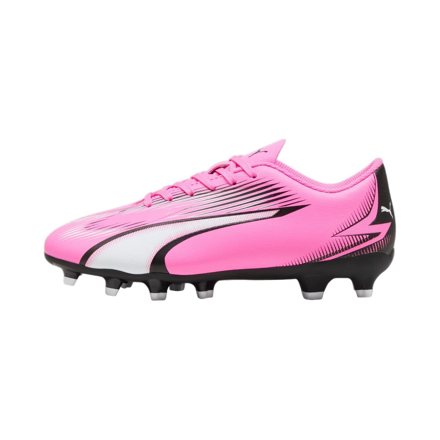 Scarpe Da Calcio Bambini Puma Ultra Play Rosa 2/4
