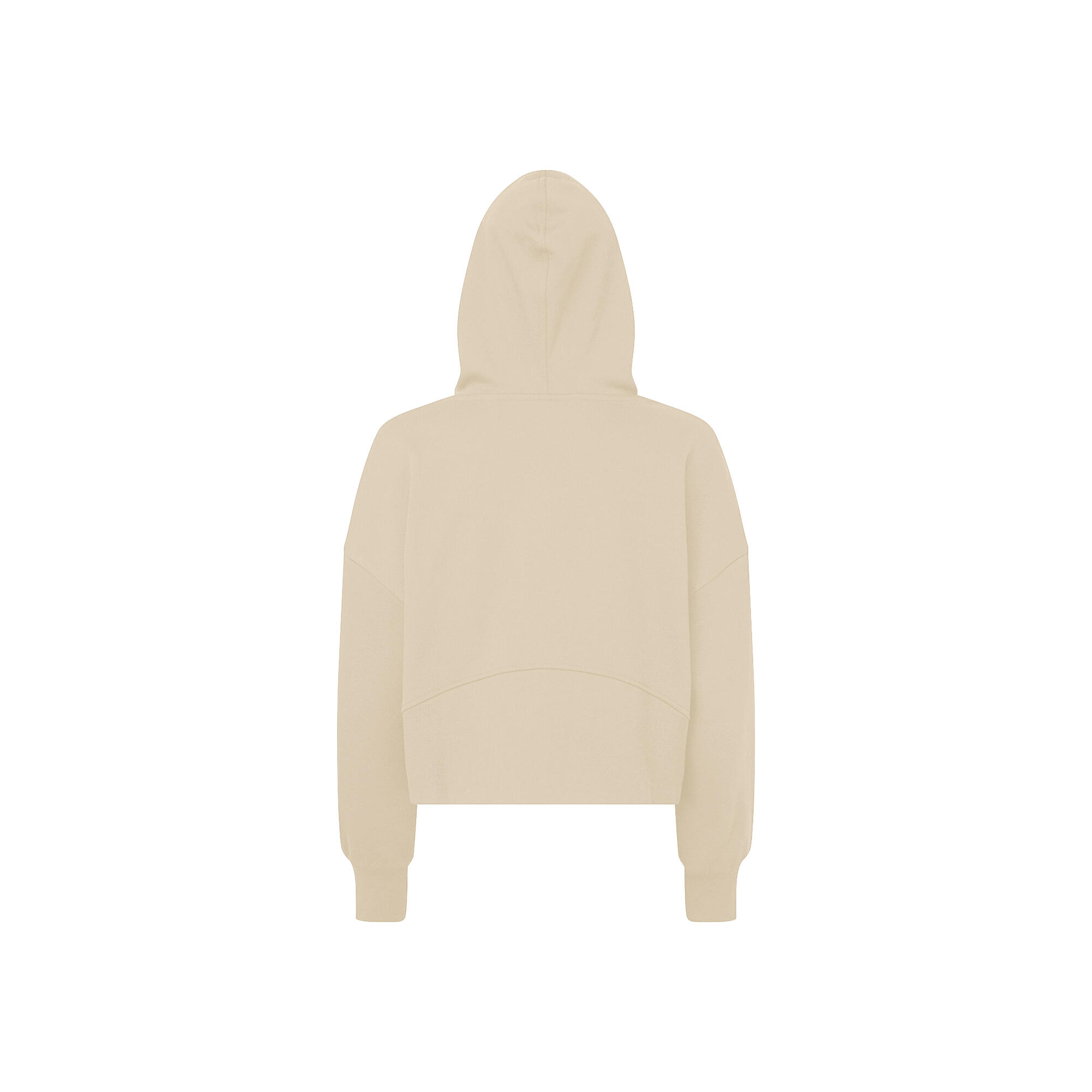 Womens/Ladies Half Zip Hoodie (Nude) 2/2