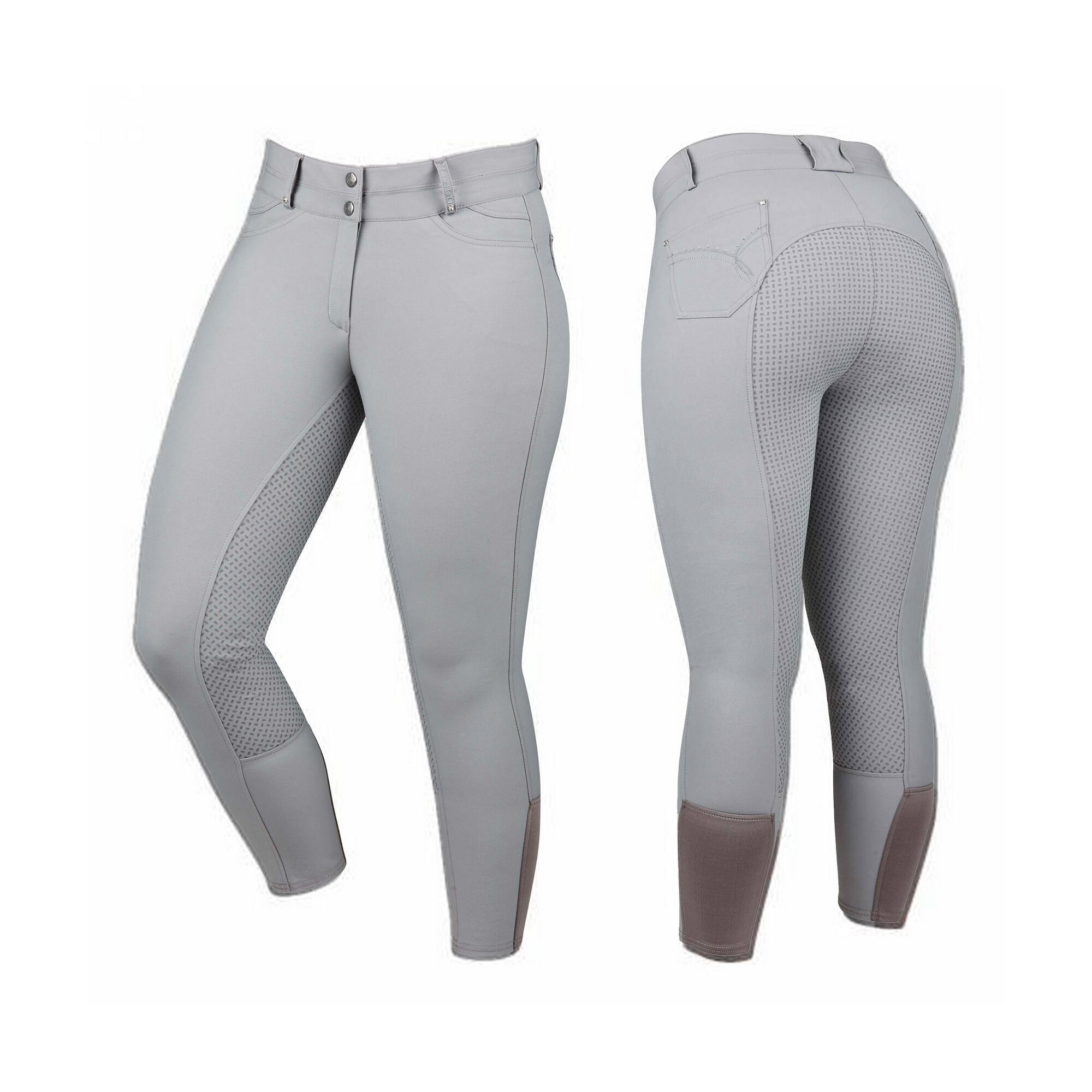 Pantaloni da equitazione LUNAR GEL Donna (Grigio)