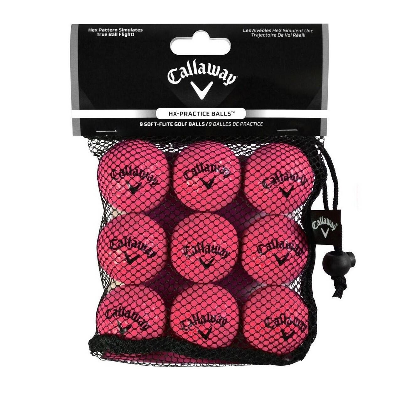 Soft Flight Golf Balls (Pack of 9) (Neon Pink) 2/2