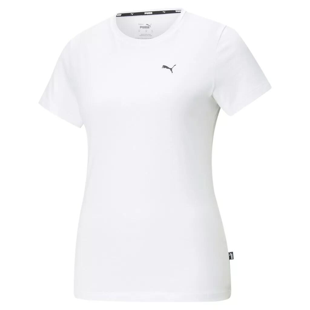 PUMA Maglietta Logo Piccolo Donna Puma Bianco