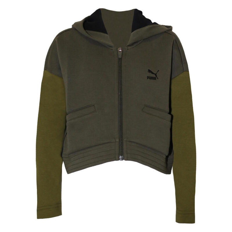 Sweat à capuche EVO Enfant (Olive)