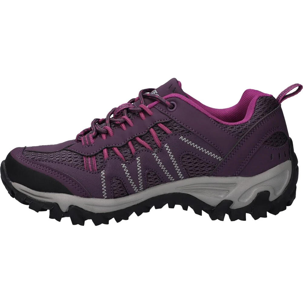 Womens/Ladies Jaguar Walking Shoes (Italian Plum/Festival Fuchsia) 3/3