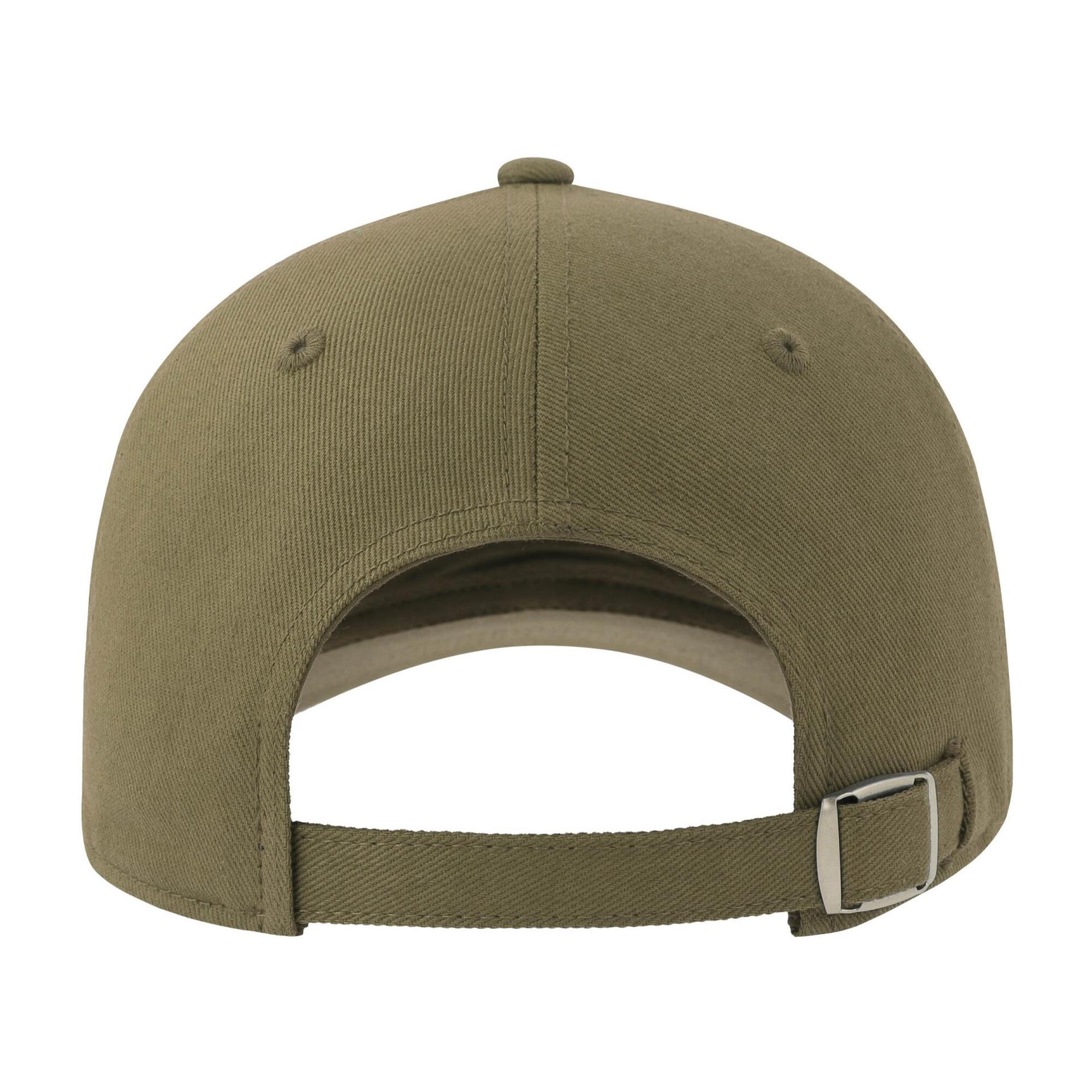 Unisex Adult Liberty Sandwich 6 Panel Cap (Olive/White) 2/4