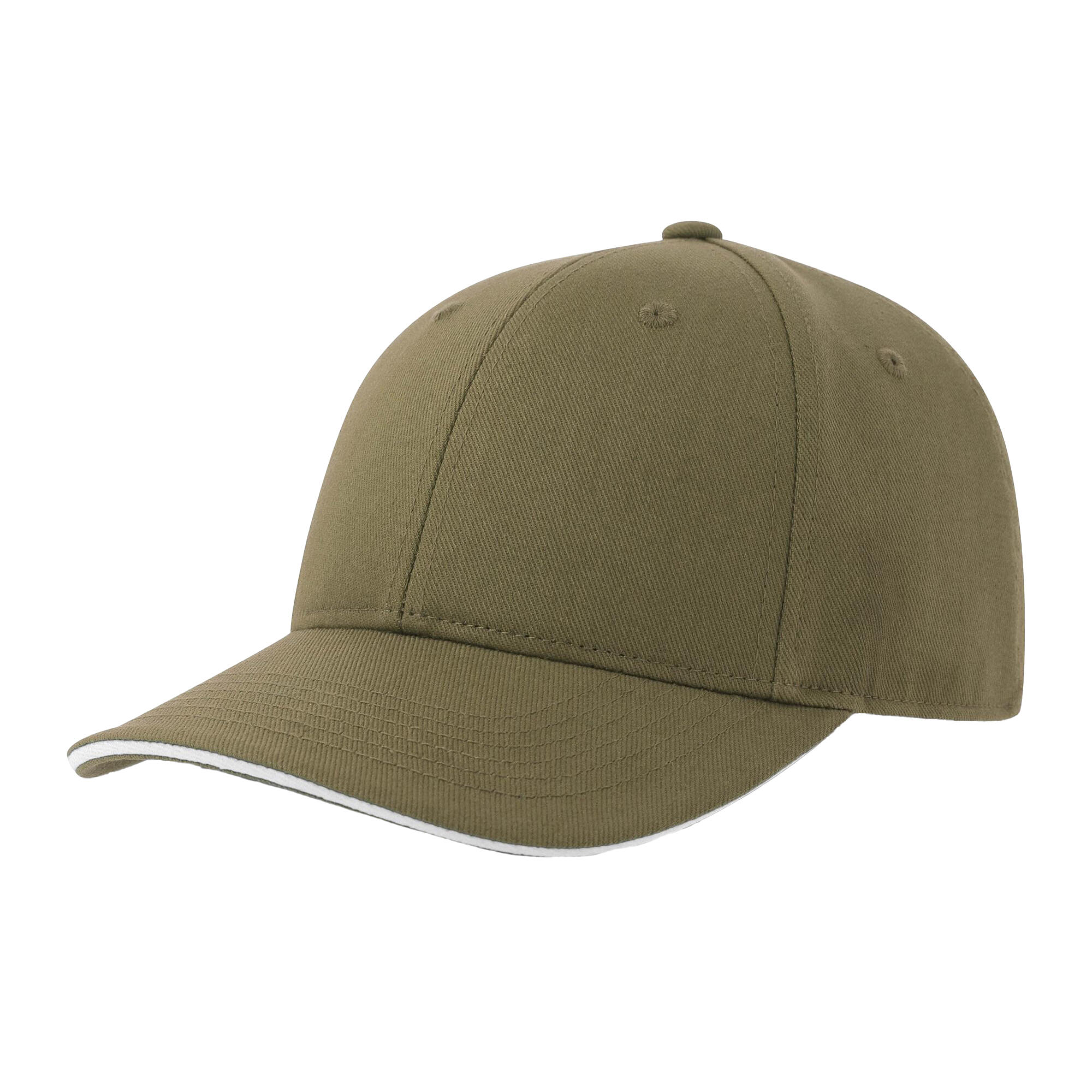 olive green / white