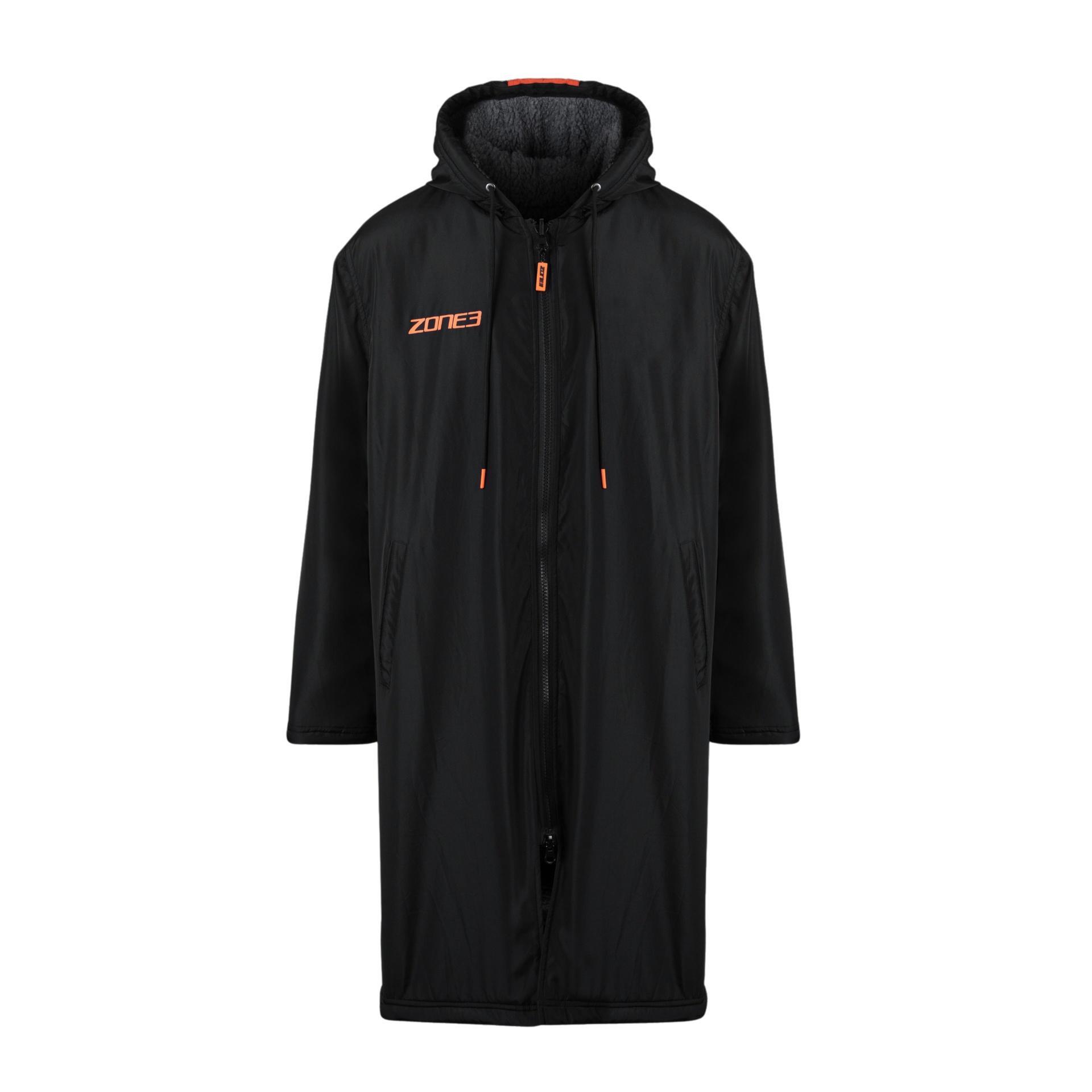 Parka per adulti (nero/arancio)