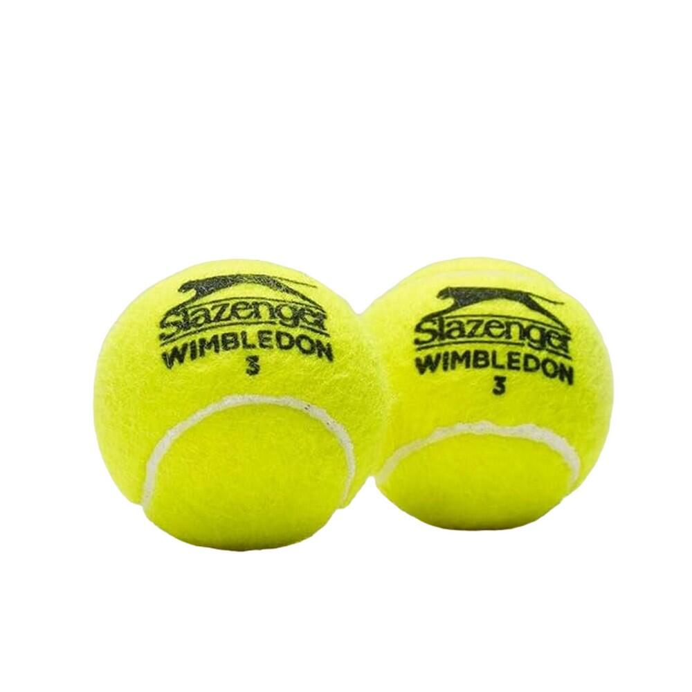 SLAZENGER Wimbledon Tennis Balls (Pack Of 4) (Yellow)