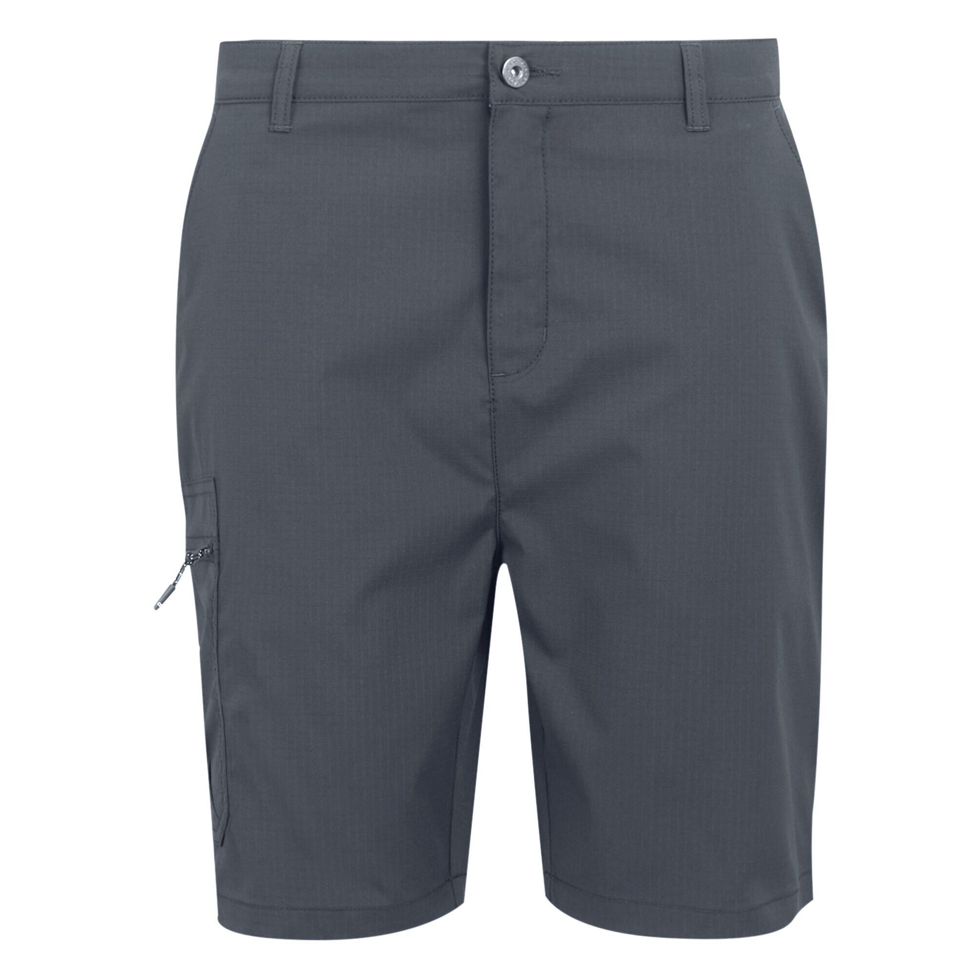 REGATTA Mens Dalry Multi Pocket Shorts (Seal Grey)