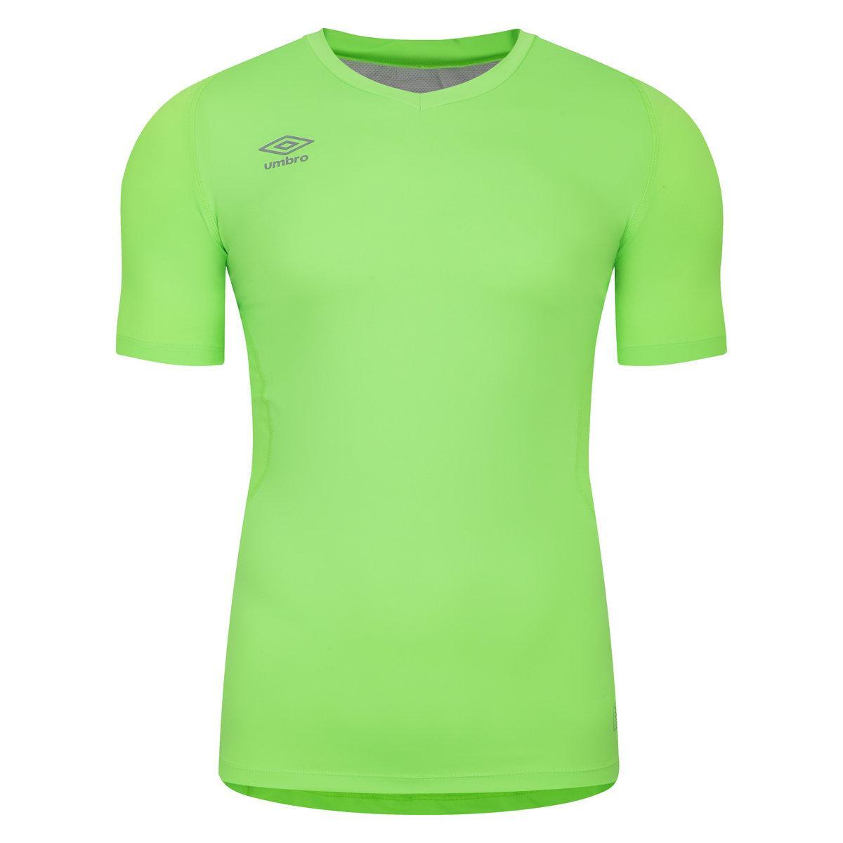 UMBRO Unisex Adult Elite V Neck Base Layer Top (Green Gecko)