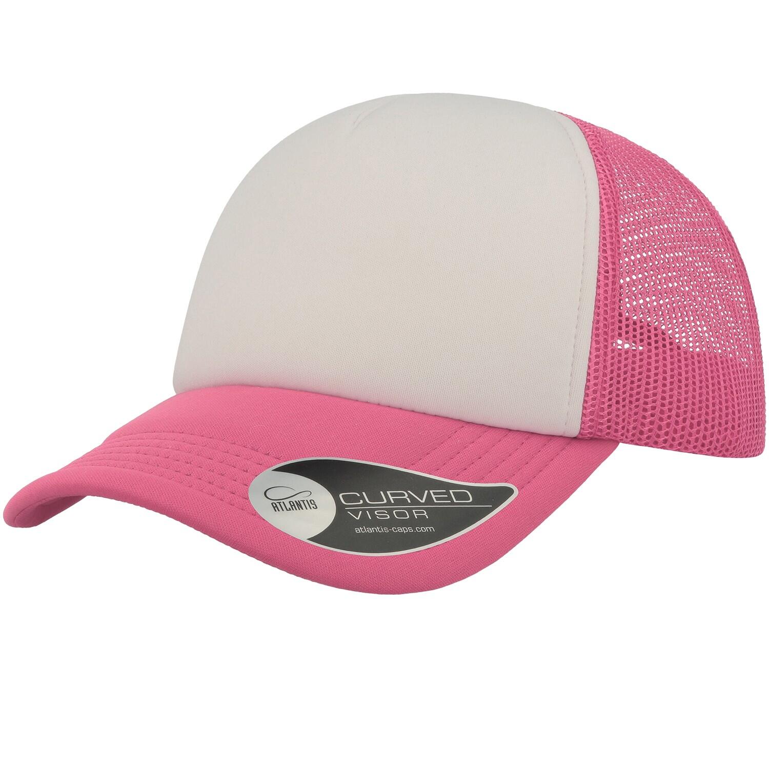 Cappello trucker RAPPER adulto (fucsia fluo)