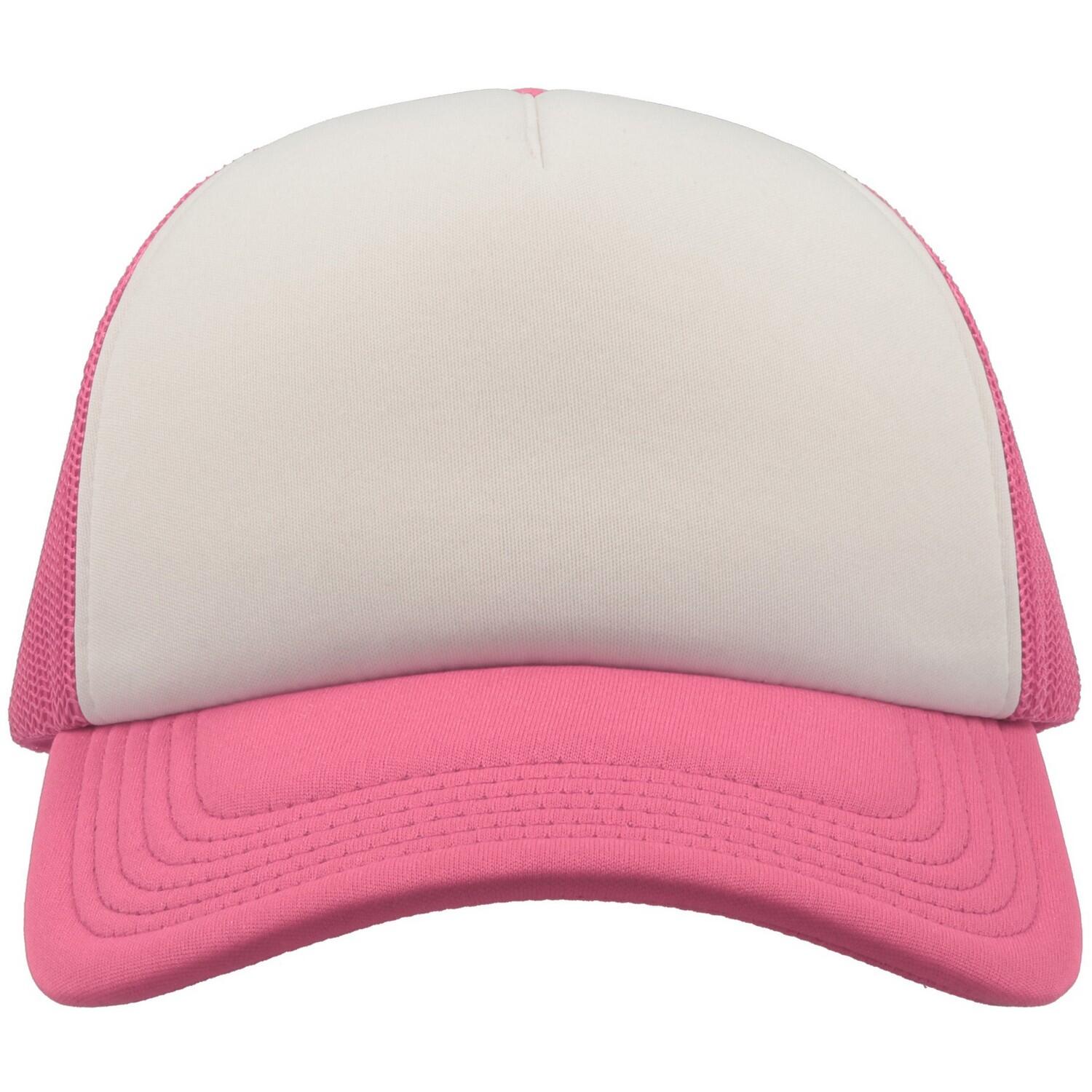 Adult RAPPER trucker cap (Fuchsia fluo)