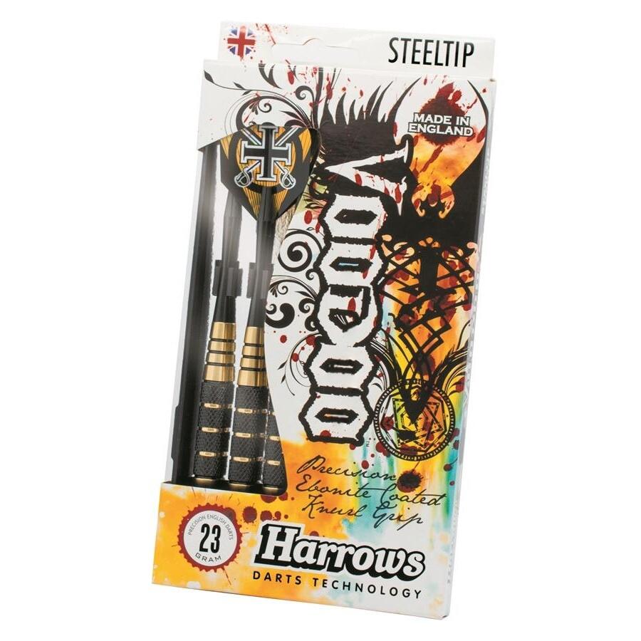 HARROWS Voodoo Brass Darts (Pack of 3) (Black/Gold)