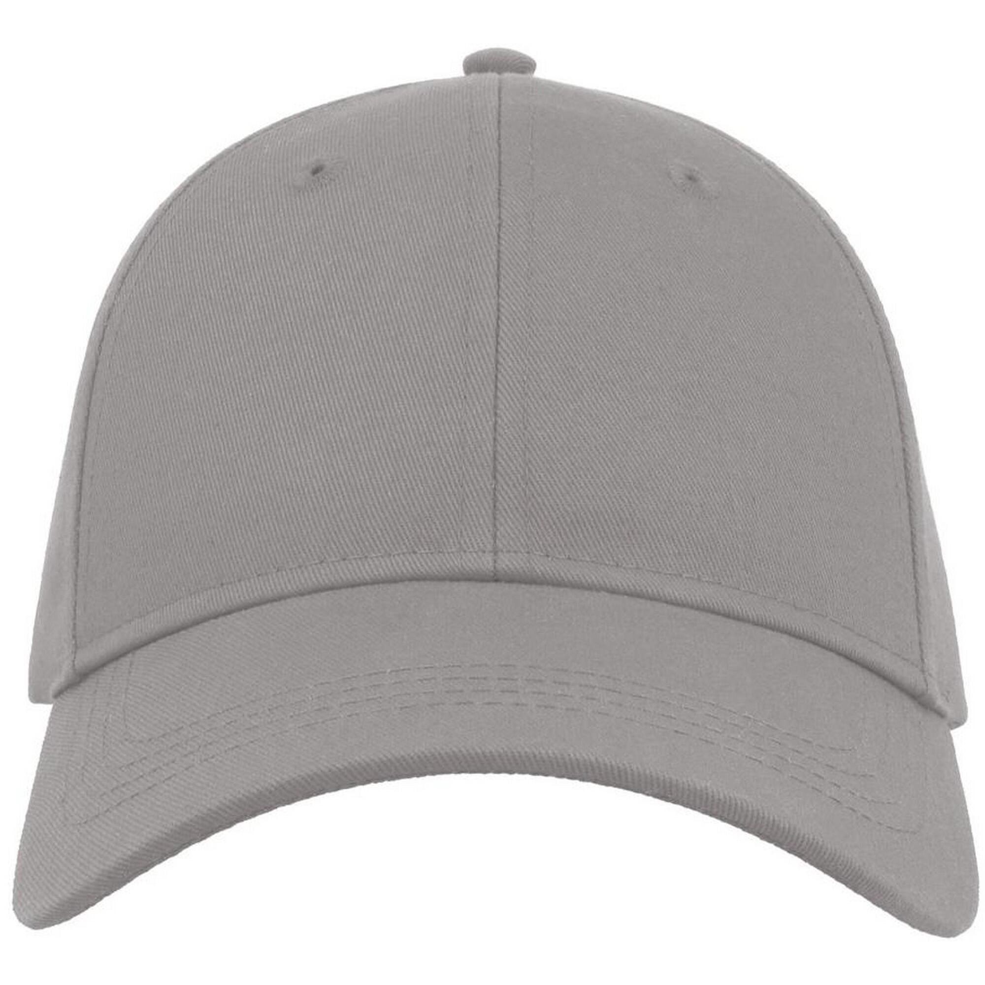 ATLANTIS Unisex Adult Curved Twill Baseball Cap (Light Grey)