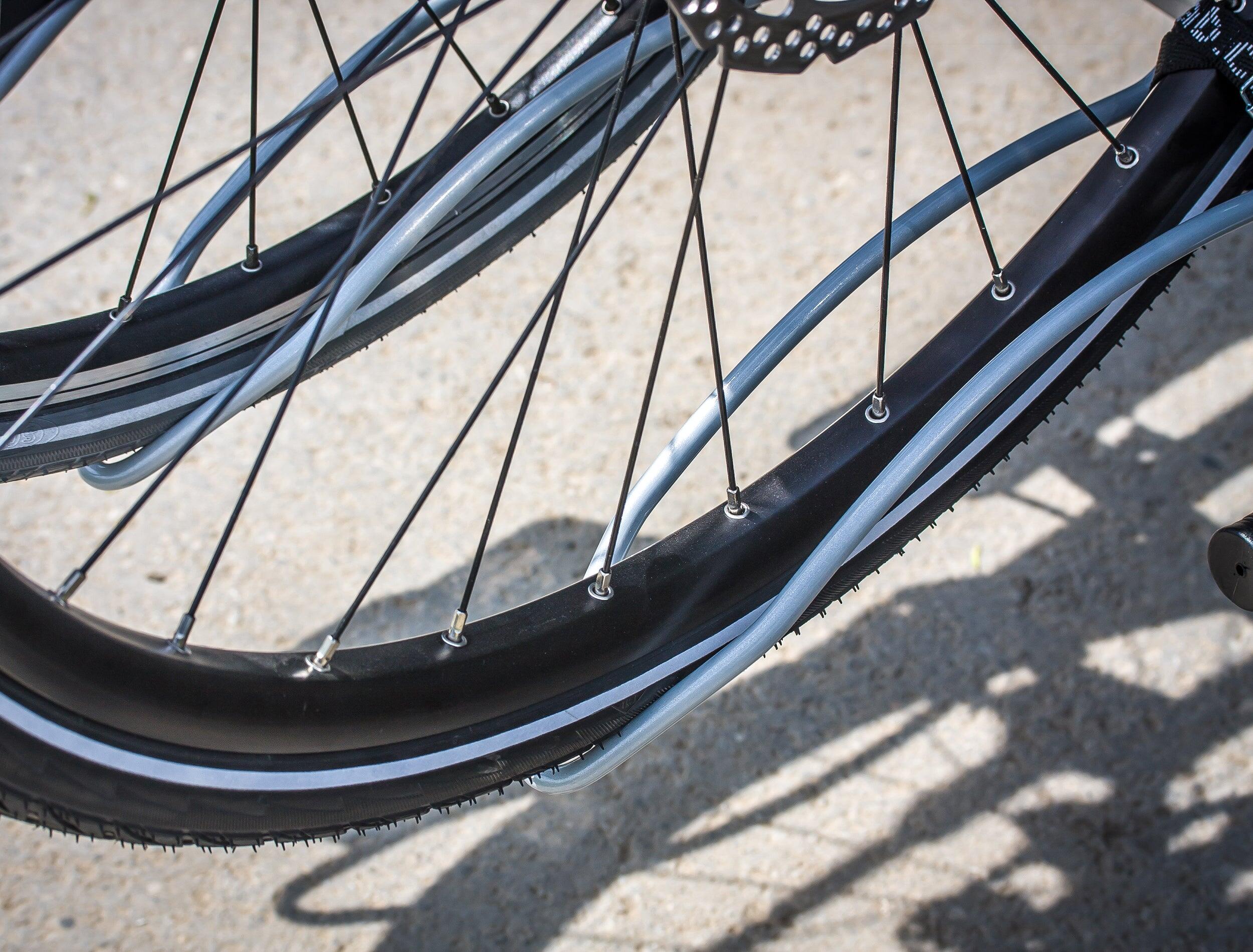 PORTE-VÉLOS 4 VÉLOS PLATEFORME BASCULANTE LUKE - EUFAB 6/8