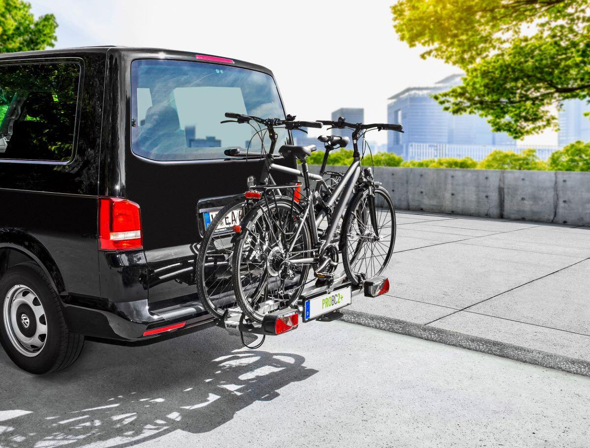 PORTE-VÉLOS 2 VÉLOS EXTENSIBLE PROBC2+ SPÉCIAL GRAND HAYON - EUFAB 3/8