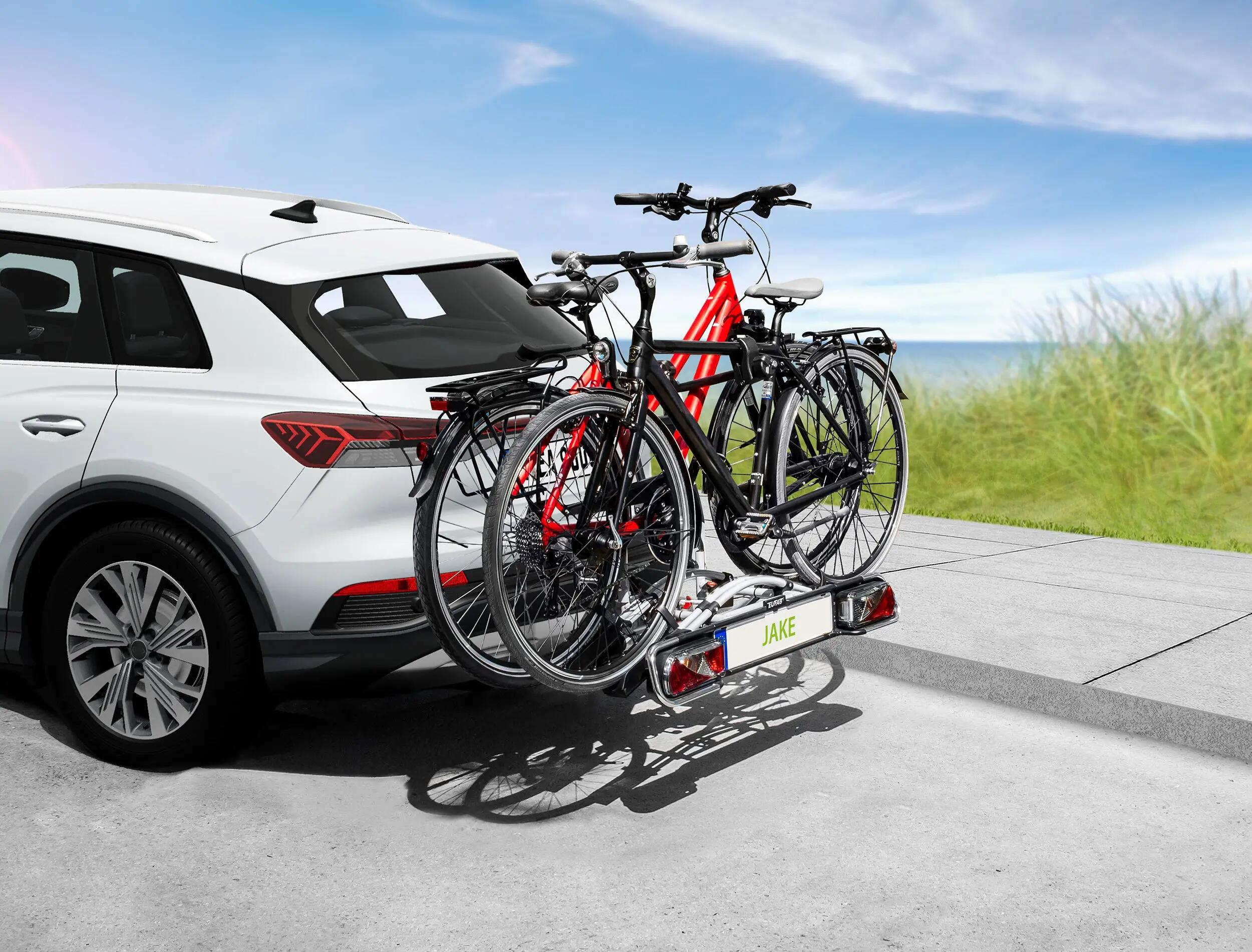 PORTE-VÉLOS 2 VÉLOS PLATEFORME BASCULANTE JAKE - EUFAB 3/7