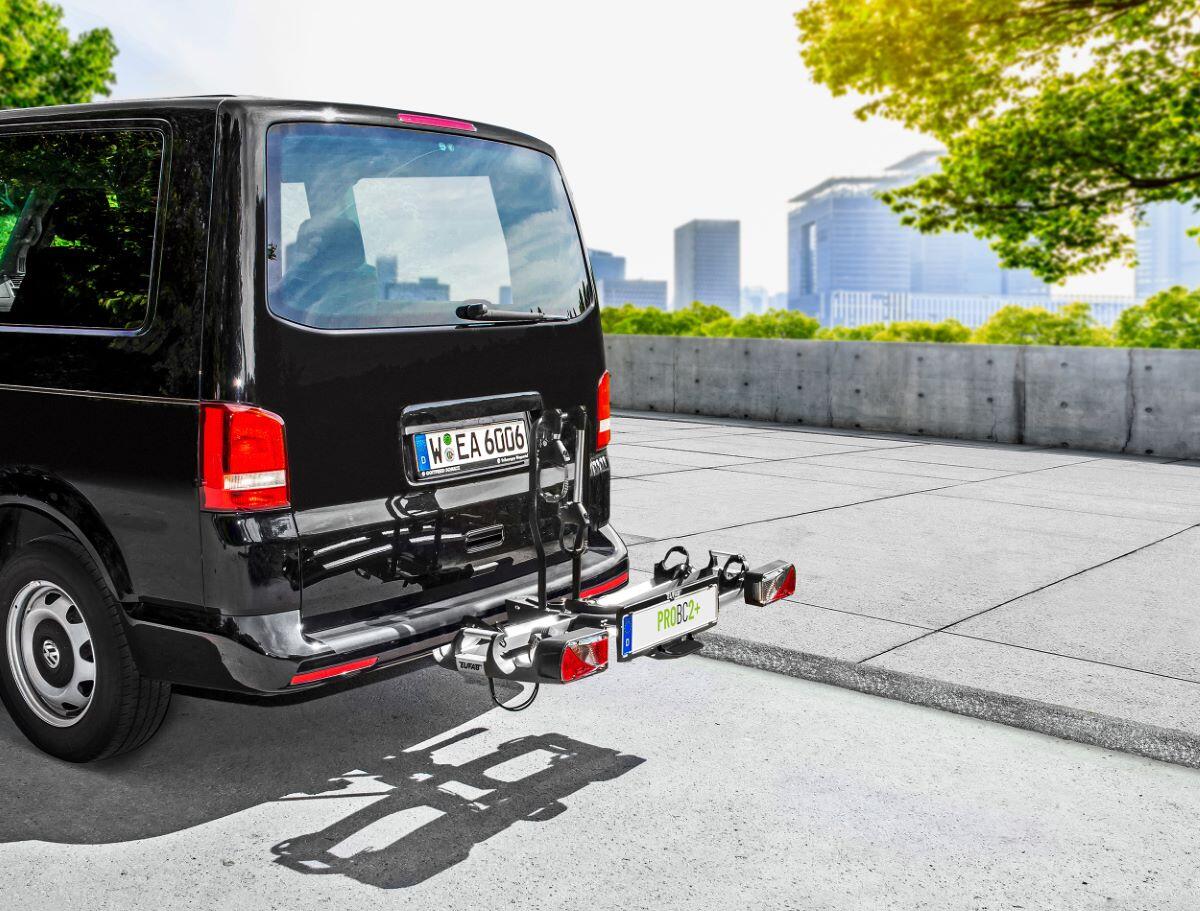 PORTE-VÉLOS 2 VÉLOS EXTENSIBLE PROBC2+ SPÉCIAL GRAND HAYON - EUFAB 2/8