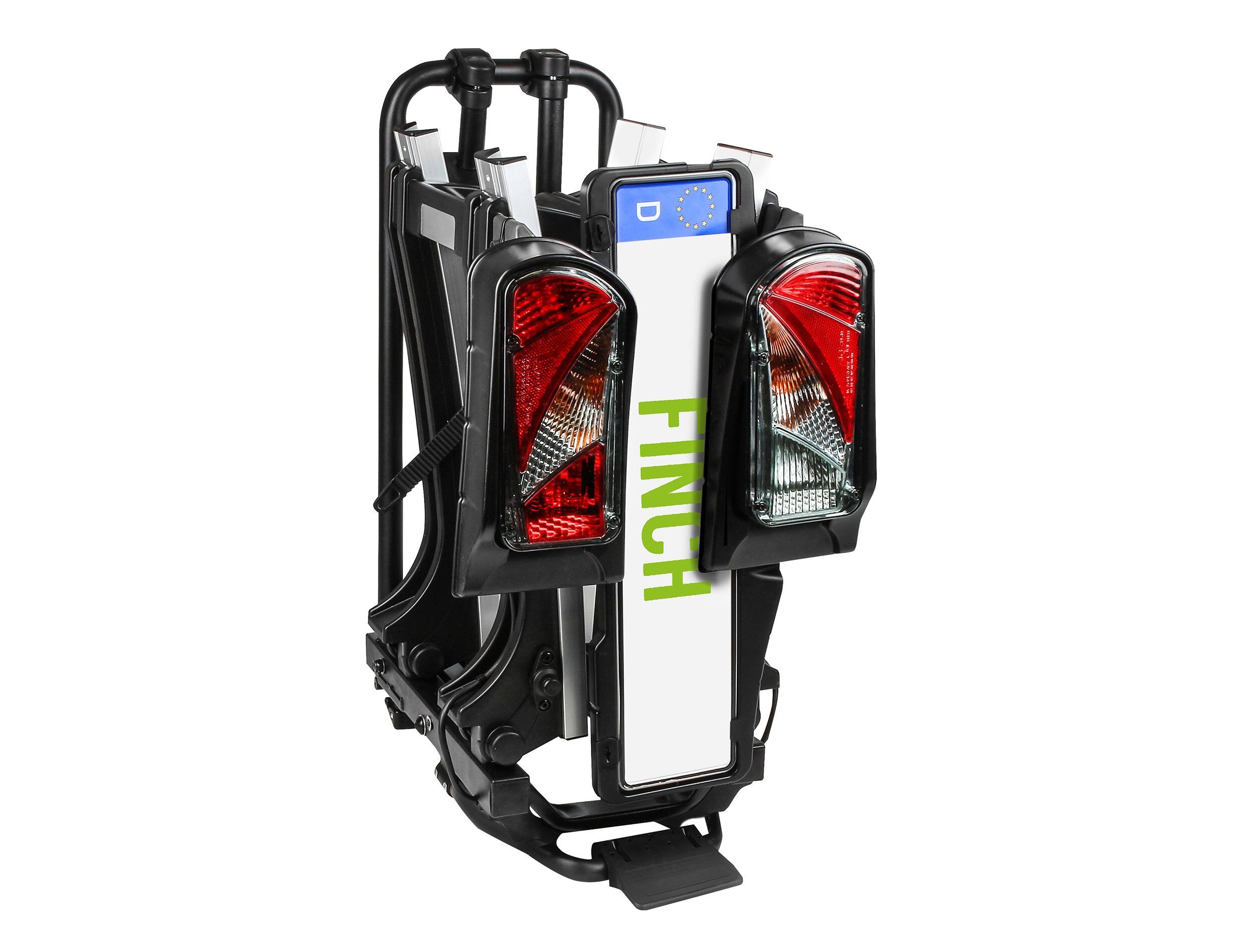 FINCH Suporte dobrável e inclinável - 2 bicicletas para engate de reboque. 6/7