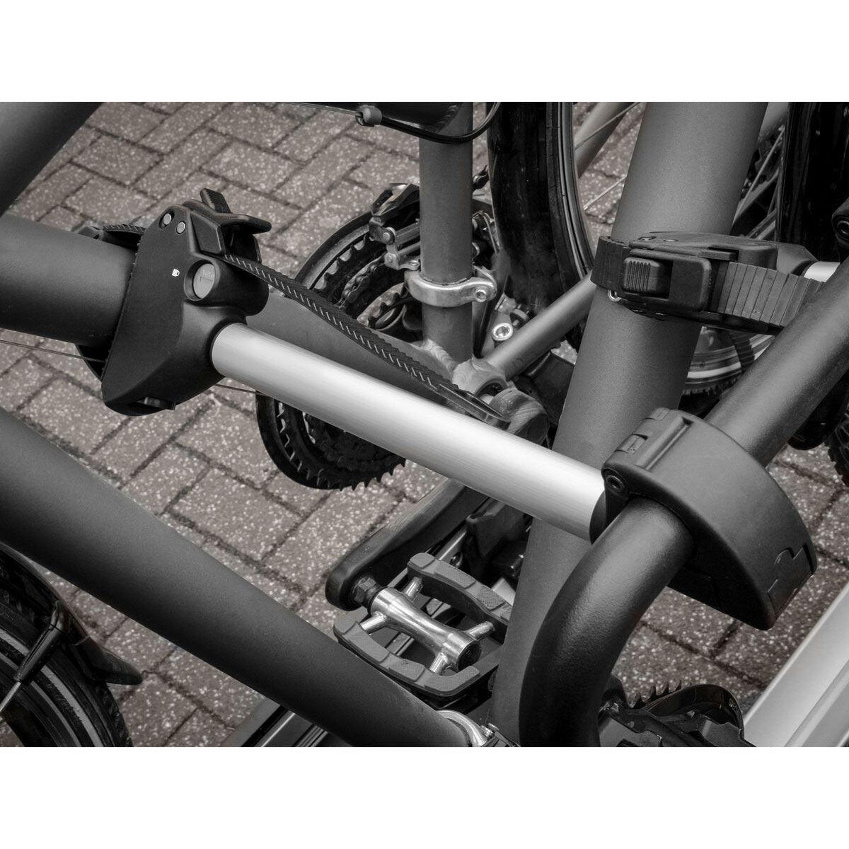PORTE-VÉLO EUFAB : FIXE CADRE ANTIVOL LONG À SANGLES 2/4
