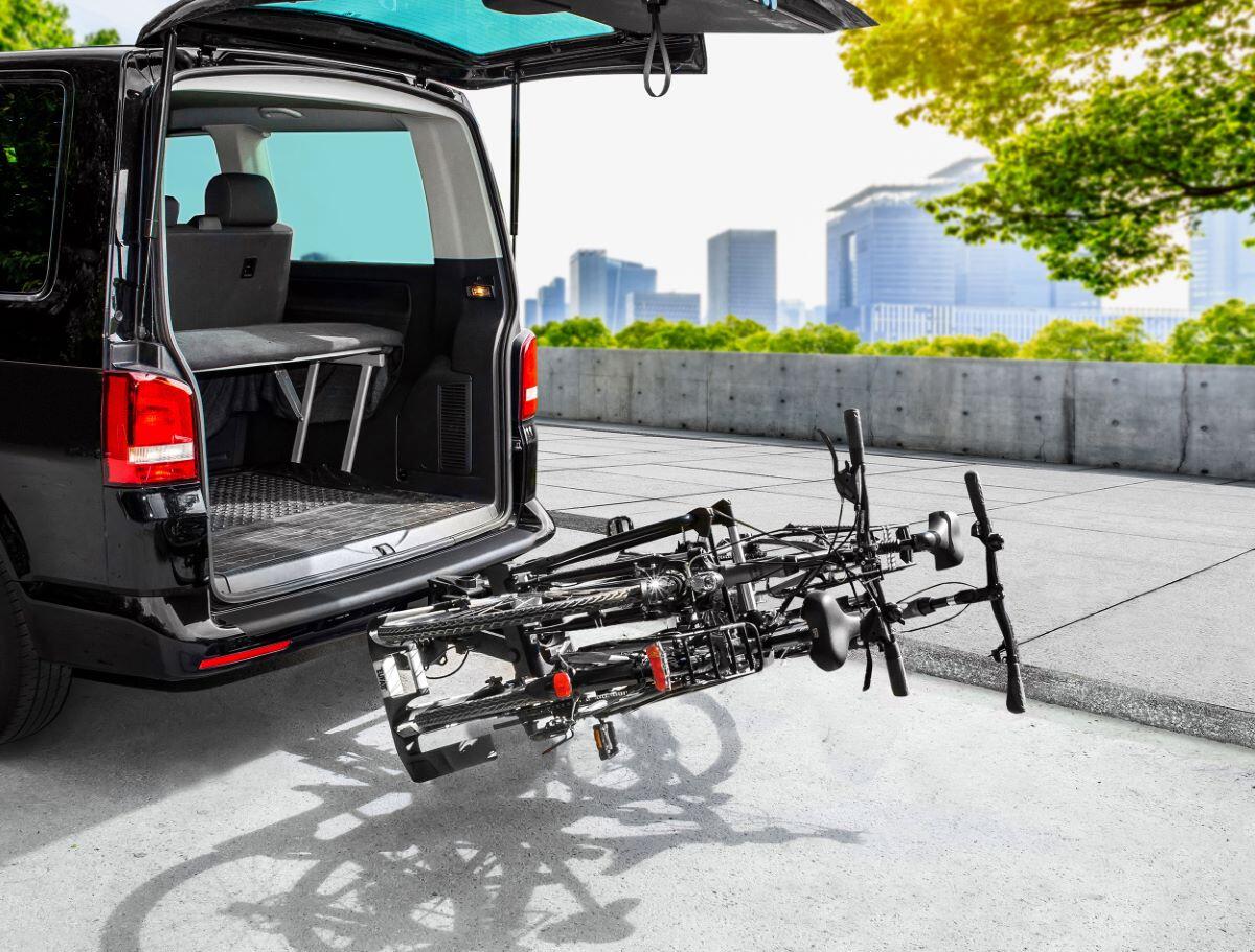 PORTE-VÉLOS 2 VÉLOS EXTENSIBLE PROBC2+ SPÉCIAL GRAND HAYON - EUFAB 4/8