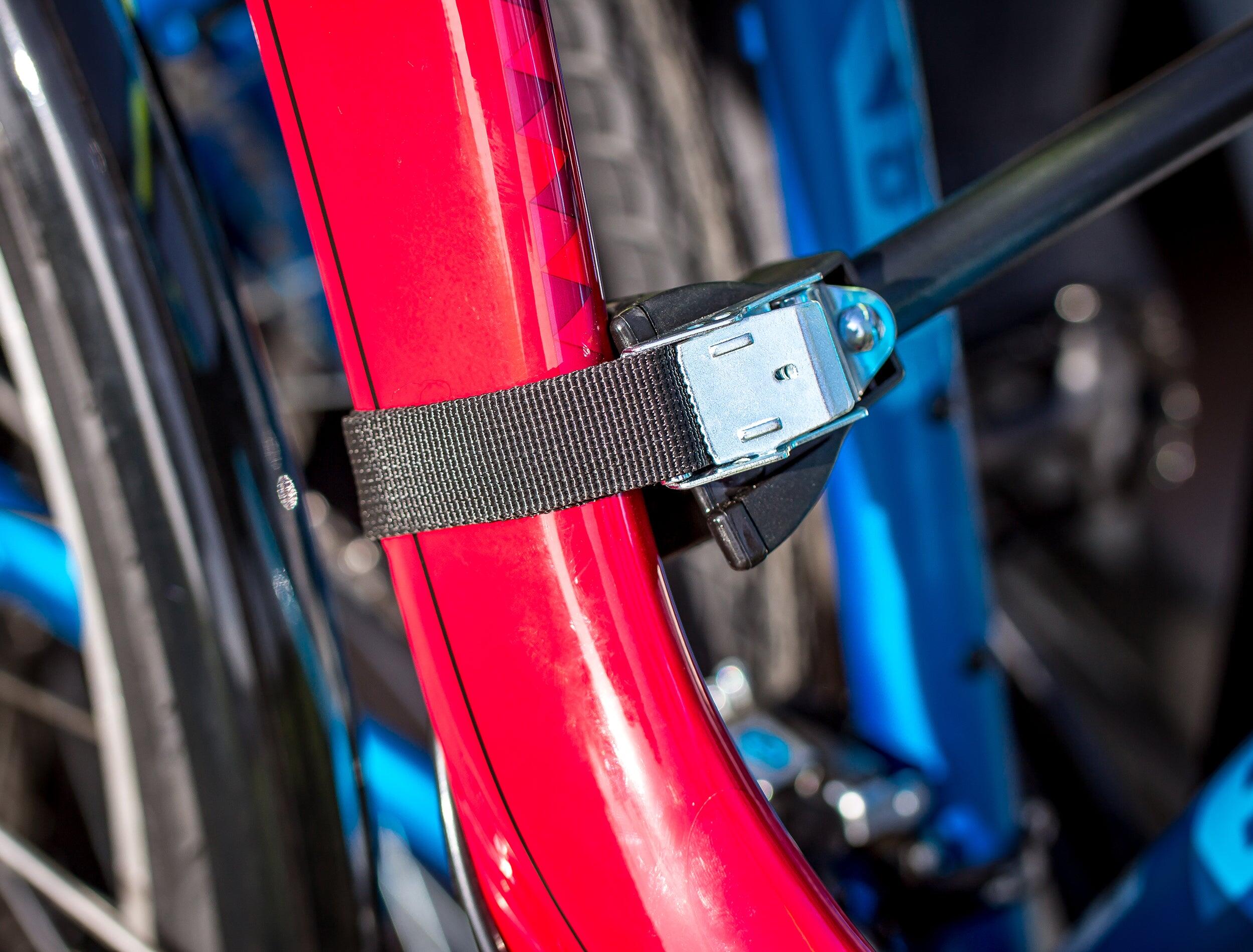 PORTE-VÉLOS 2 VÉLOS BASCULANT SUR ATTELAGE CROW PLUS - EUFAB 5/8